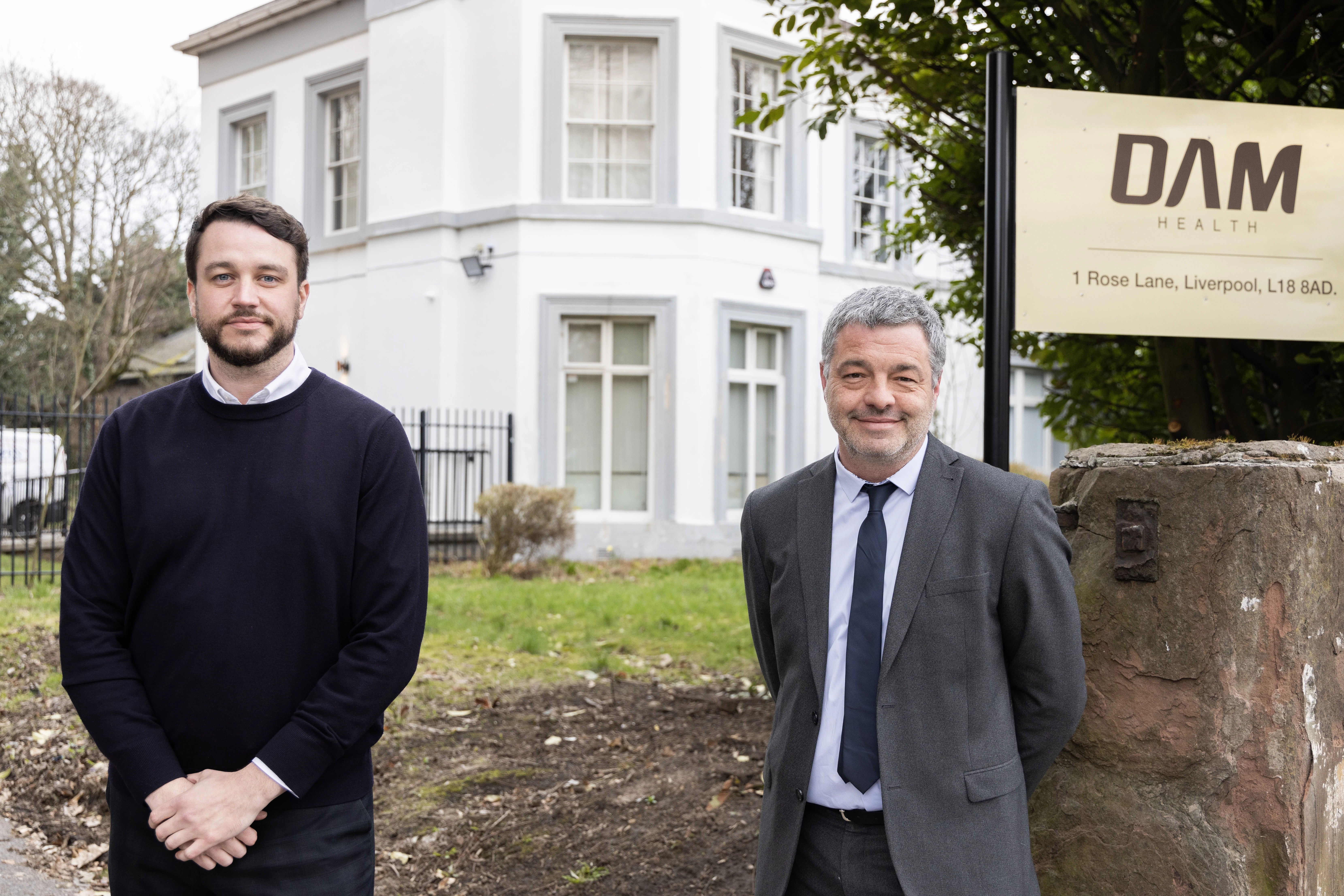 New DAM Health recruits Chris Nugent (right) and Neil Gorton (left)