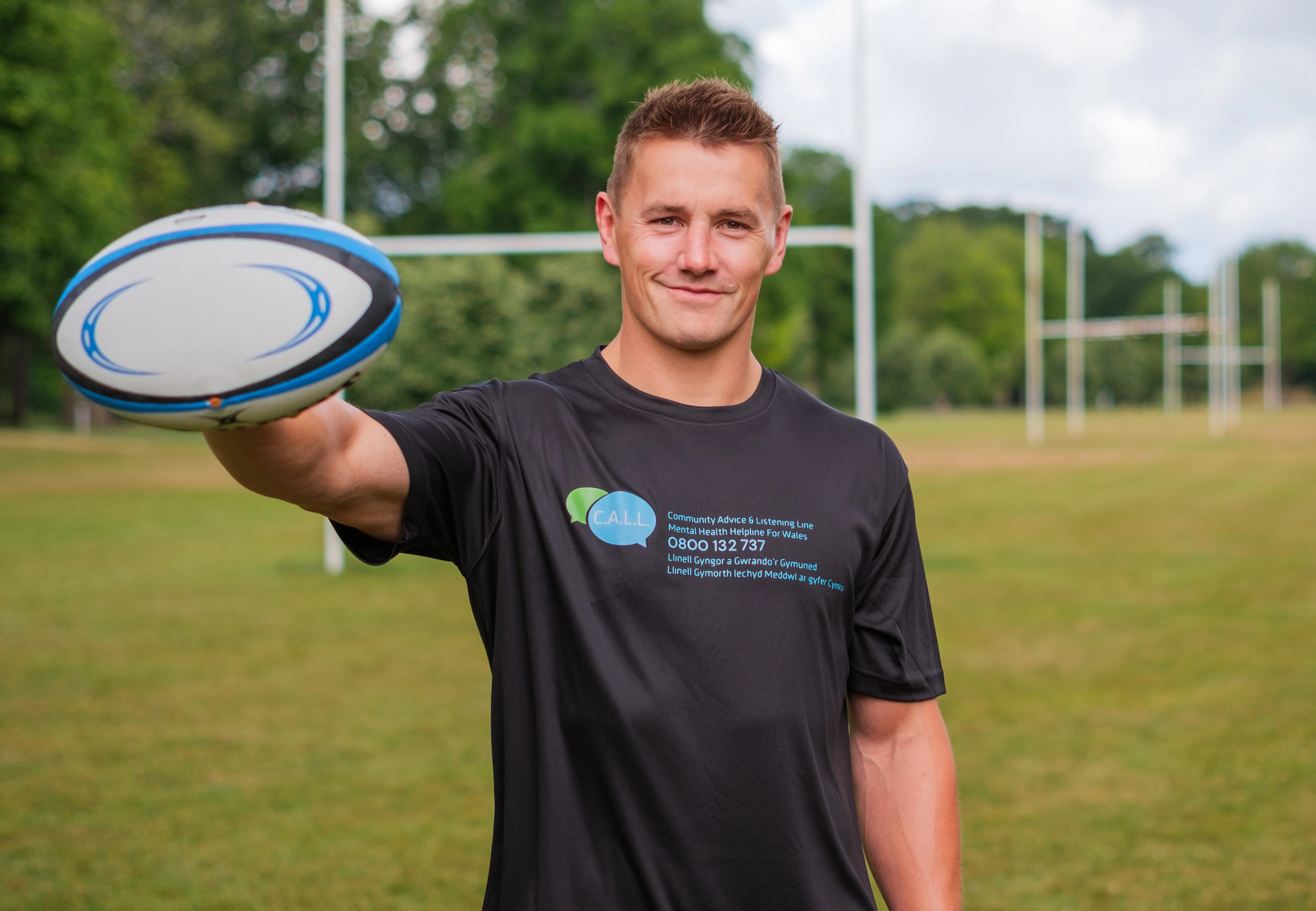 Jonathan Davies is the new champion and ambassador for a leading mental health service.  The Wales, Scarlets and British Lions centre has joined forces with CALL Mental Health Helpline for Wales