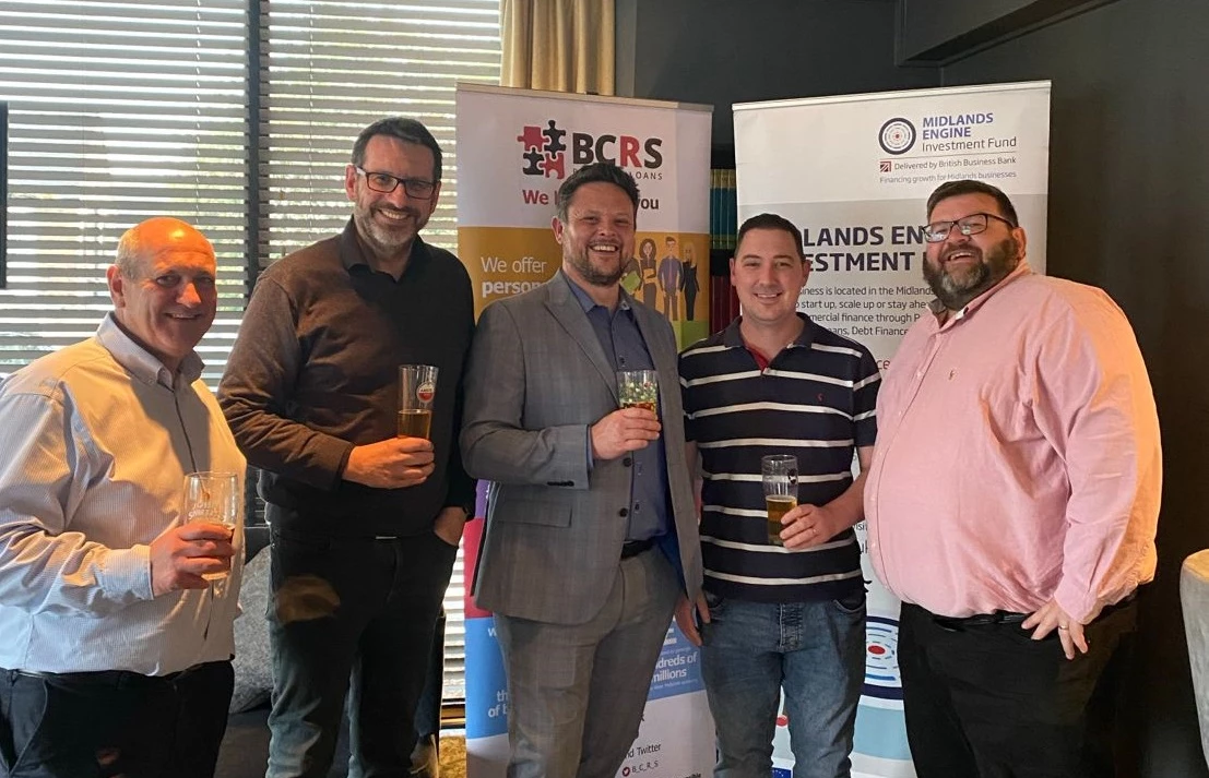 From l Andy Bridge, of Dains Accountants, Mark Savill of My Simple Mortgage, Andy Hustwit, Head of Business Development at BCRS Business Loans, Tom O’Dell of Praetura Commercial Finance and Steve Currie of Currie Young