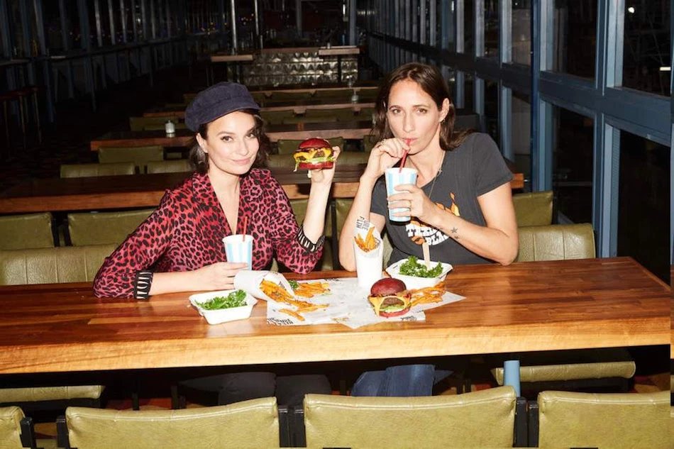 Gizzi Erskine and Rose Ferguson