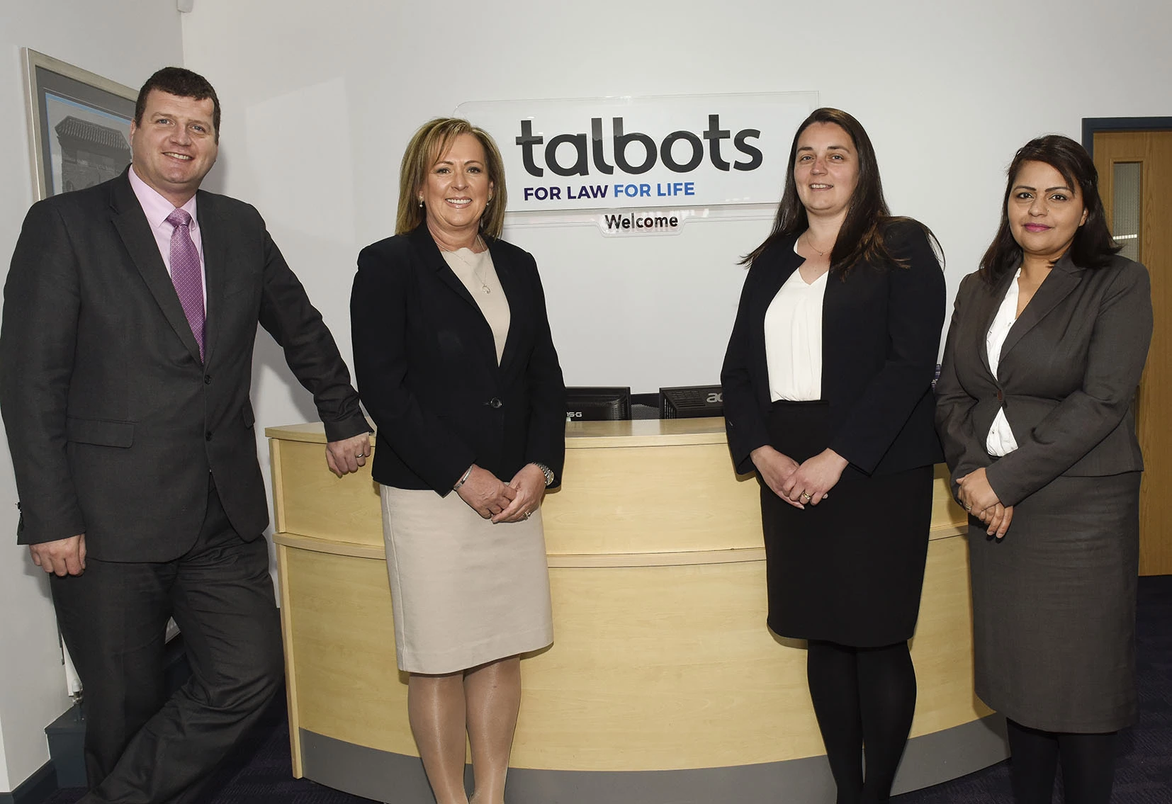 (L-r) Ian Bond, Mary Mocklow, Claire Cooper and Jagdip Bains 