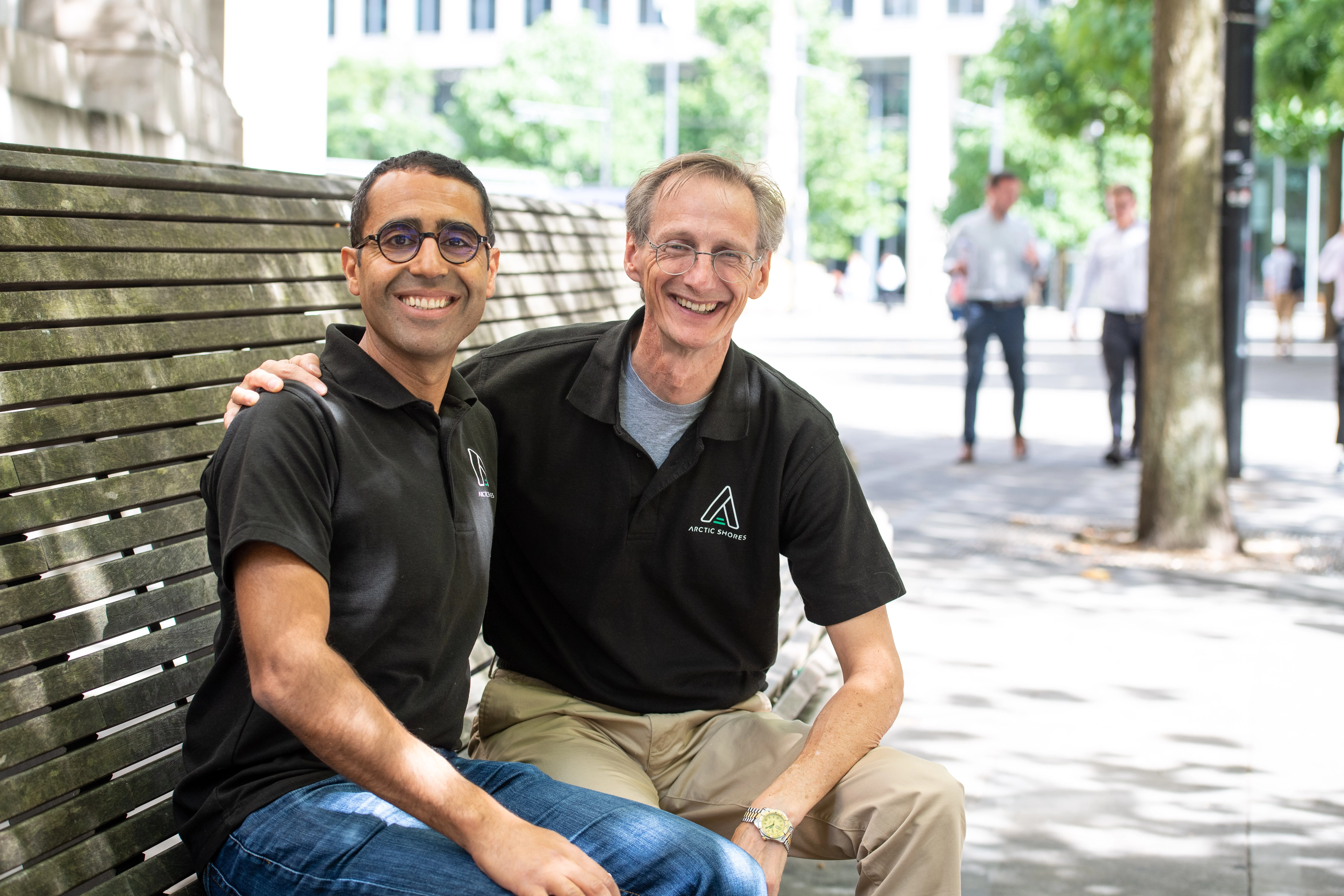 Co-founders Robert Newry and Safe Hammad, Arctic Shores 