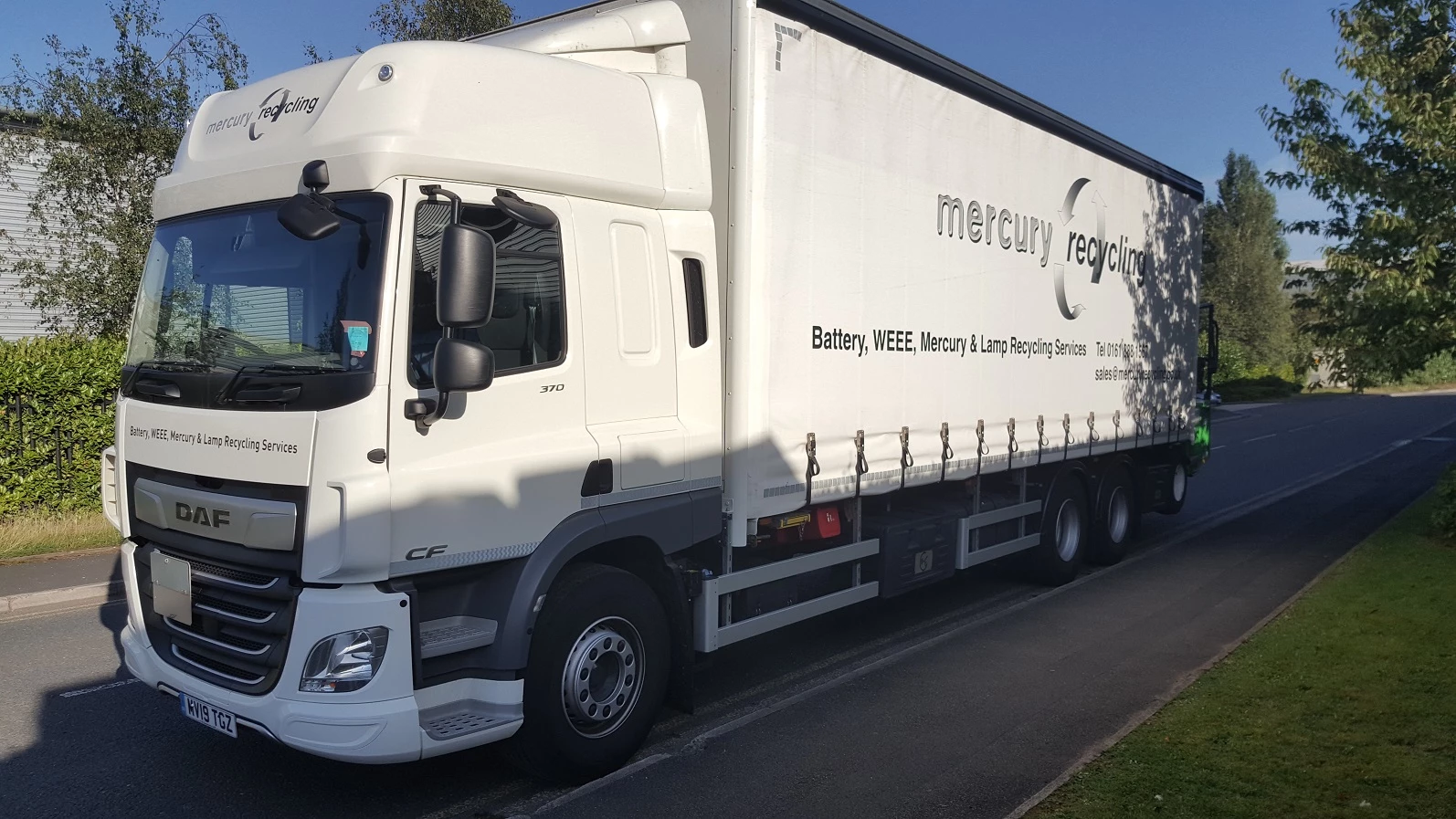 Mercury Recycling truck