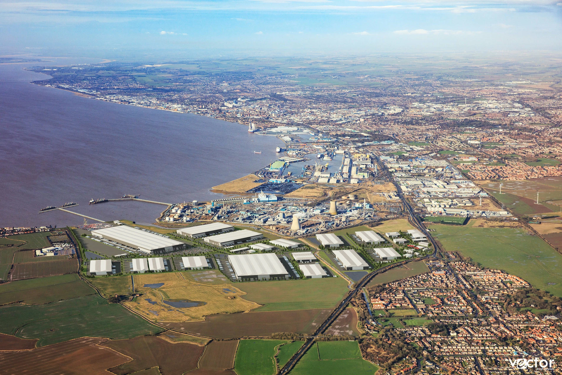 Humber International Enterprise Park in the Port of Hull.