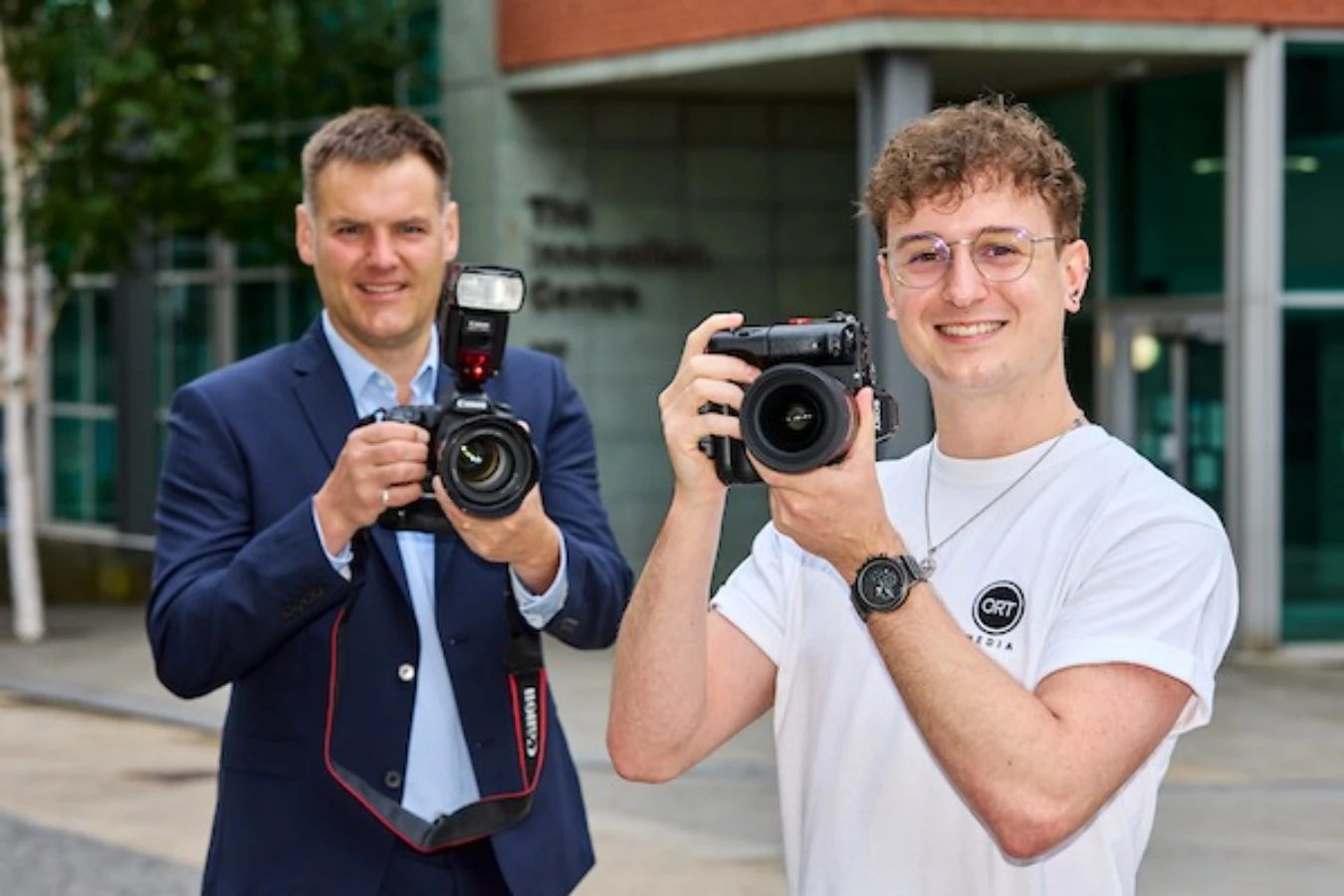 UKSE's Steve Lyon with Christopher Thompson