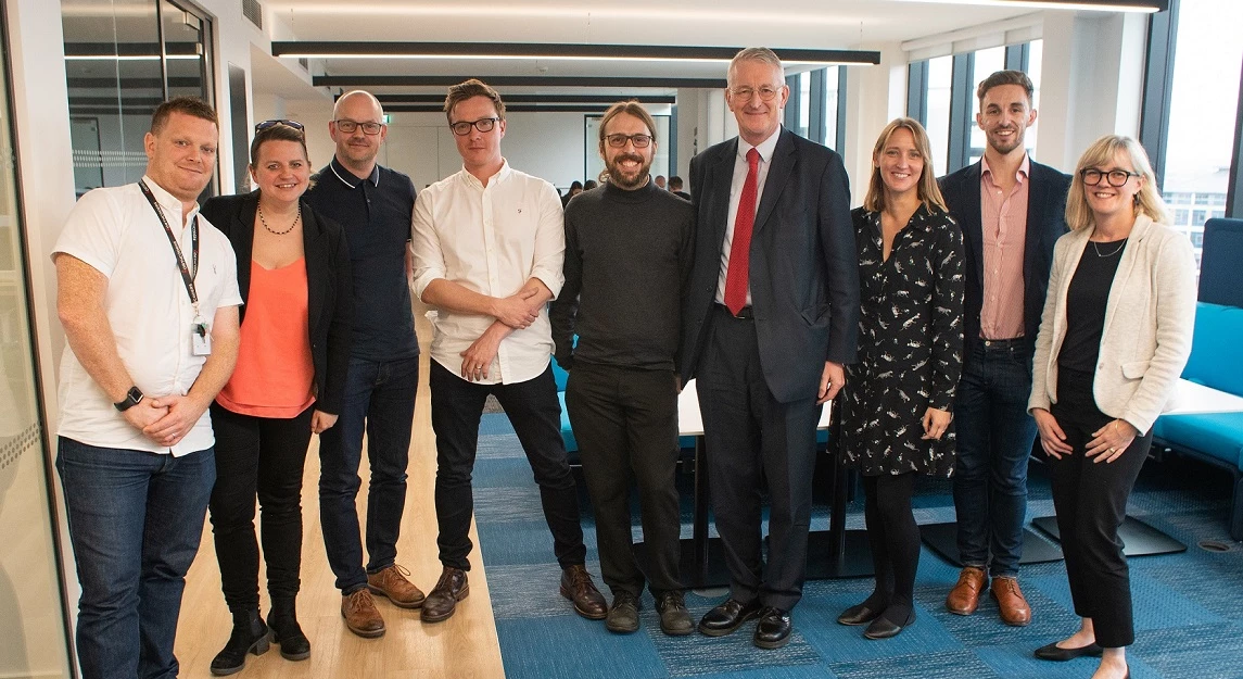 Hilary Benn Platform visit