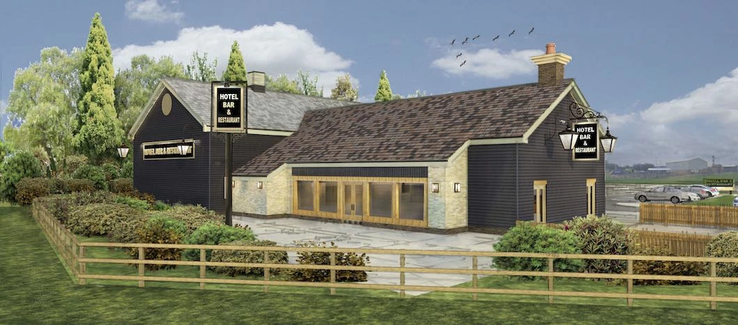 CGI of The Amble Inn