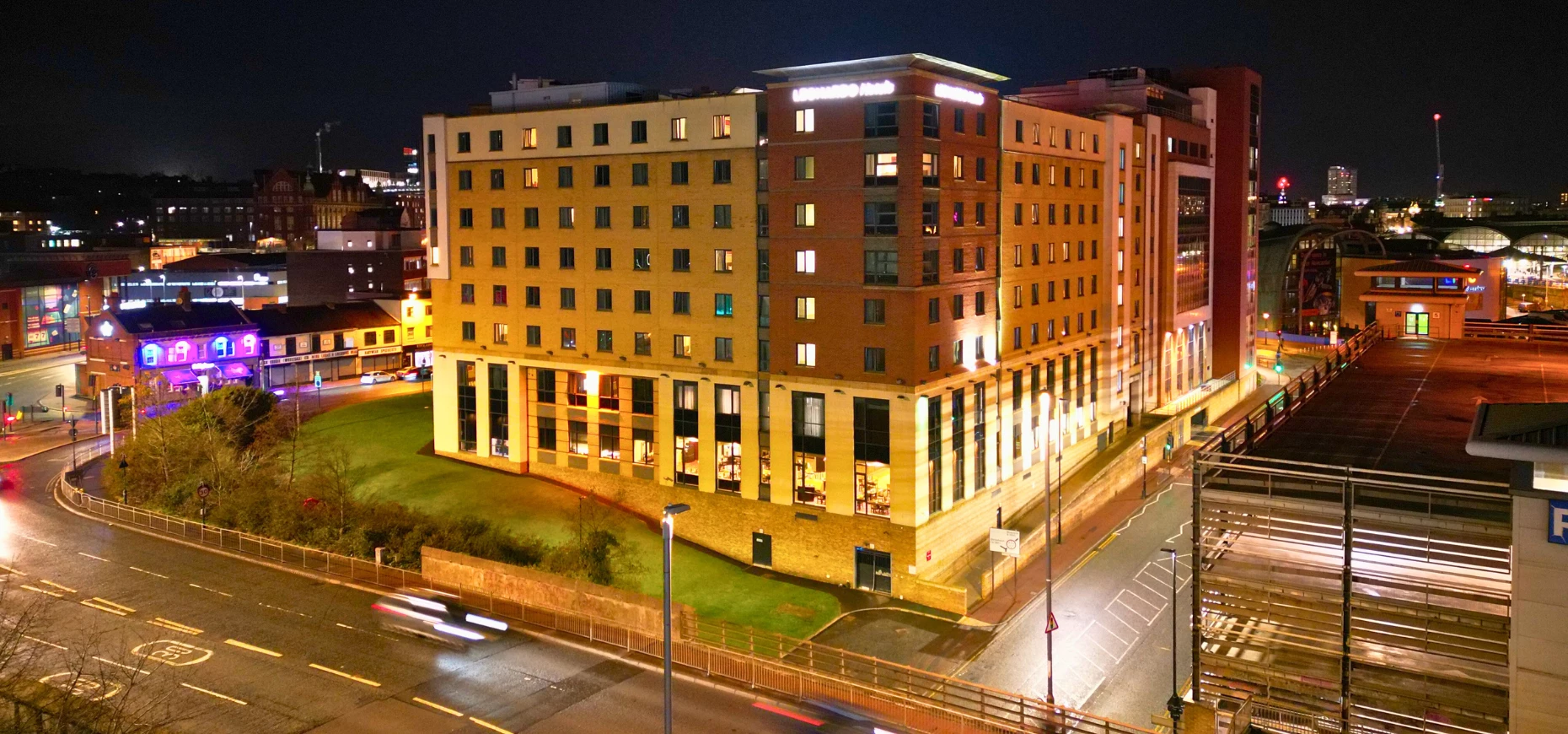 The Leonardo hotel, at St James Gate in Newcastle city centre.