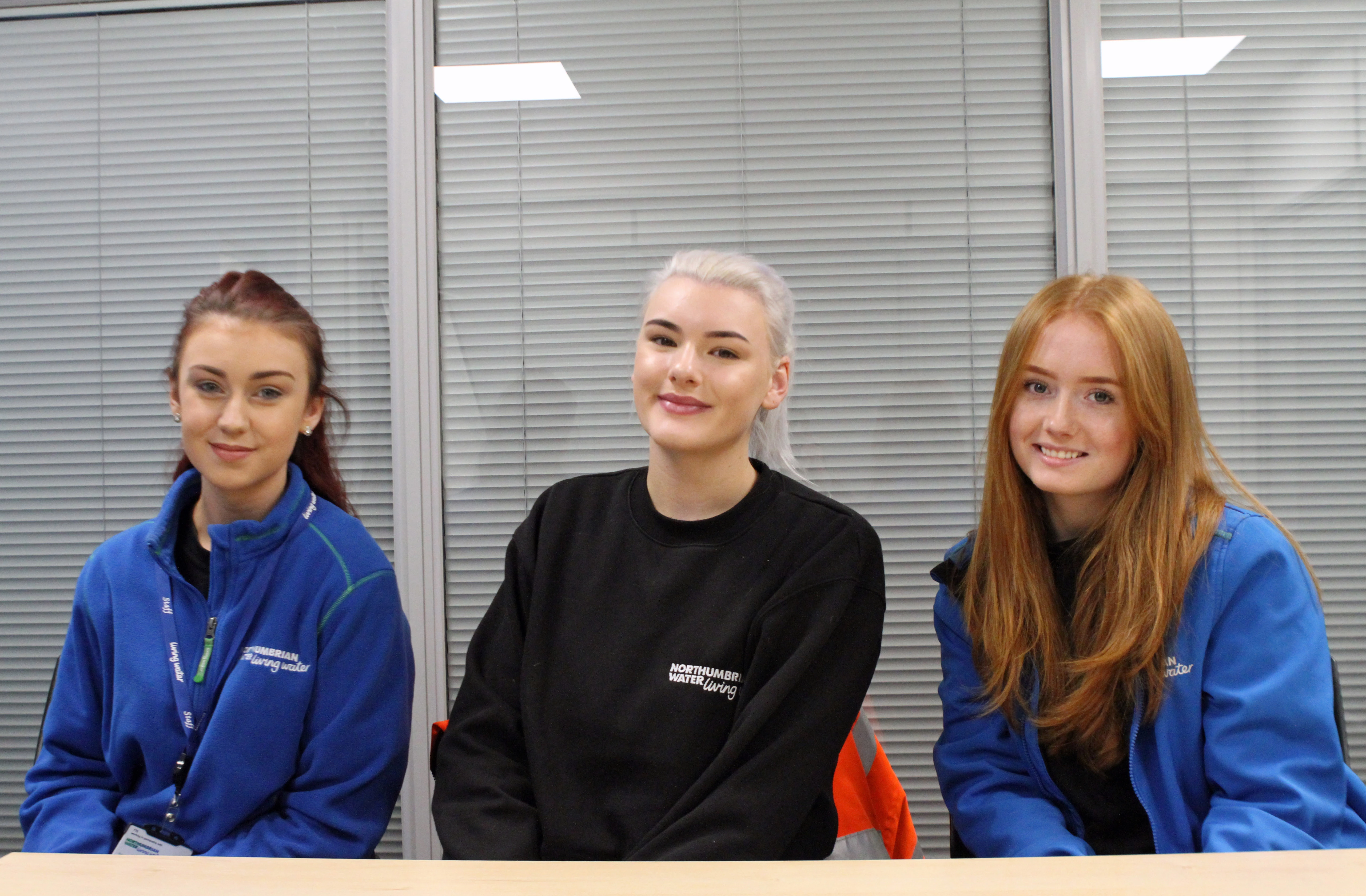 Picture shows, left to right: Samantha Wright, Charlotte Lax-Keeler and Tilly Maloney