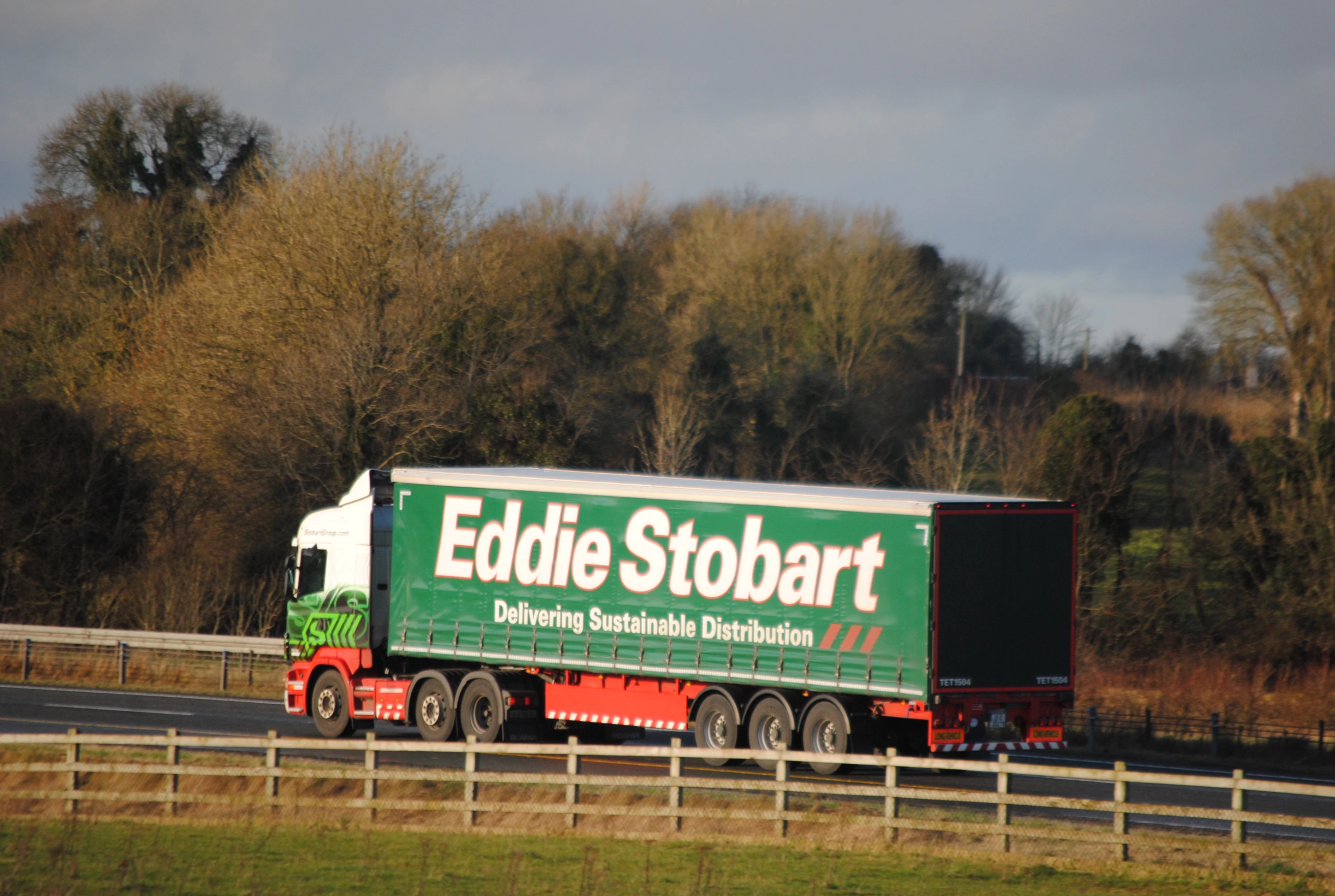 Eddie Stobart Ireland - Heading West on Christmas Eve 2012