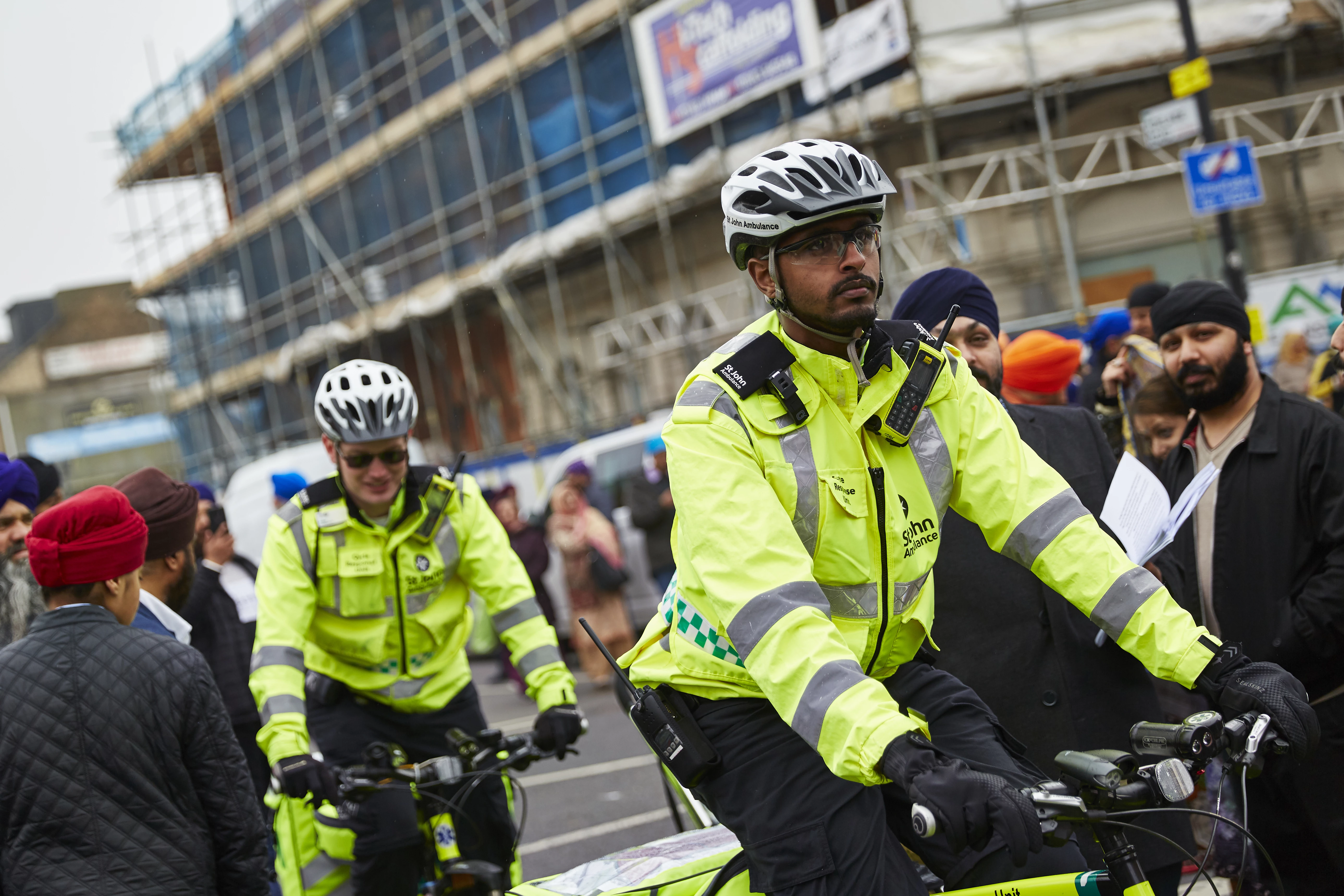 St John's Ambulance an electric community support vehicle and 30 cycle response bikes worth £115,000, from TT2