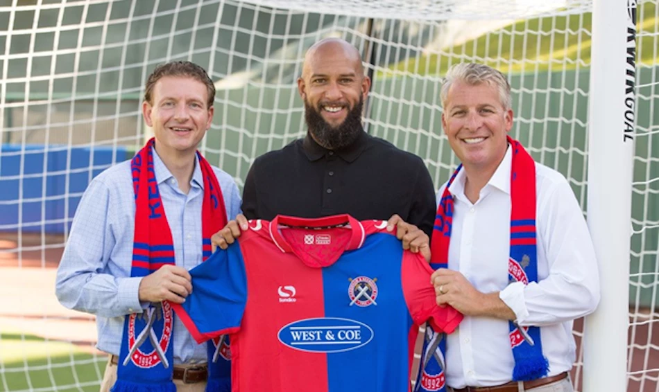 L-R: Craig Unger, Tim Howard and Peter B. Freund