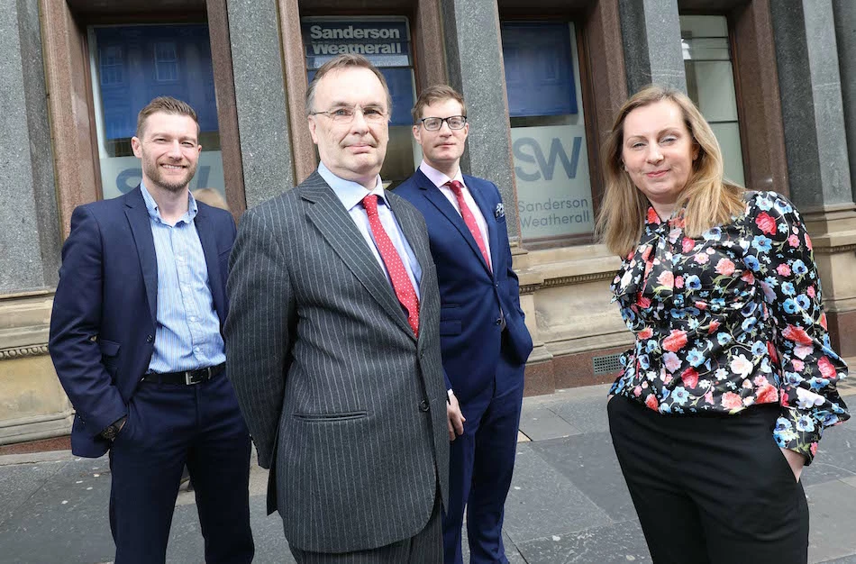 L-R: Kevin McGorie, Richard Farr, Matthew Clarke and Liz McLoughlin