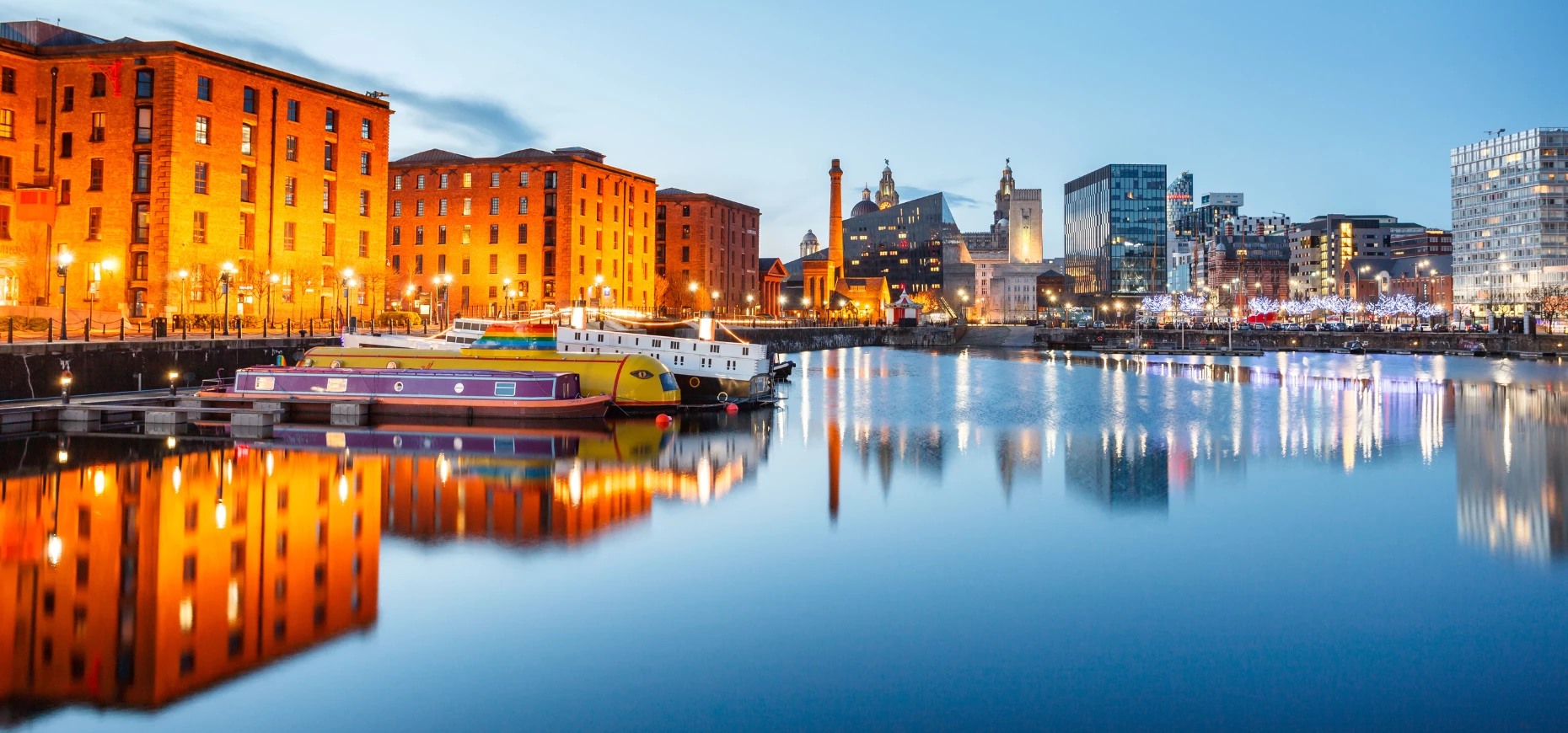 Albert Dock in Liverpool.