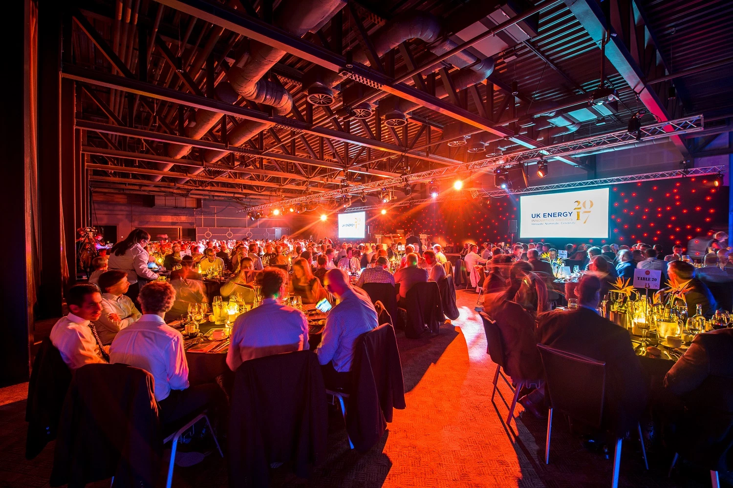 The awards ceremony took place at Titanic Hotel, Liverpool