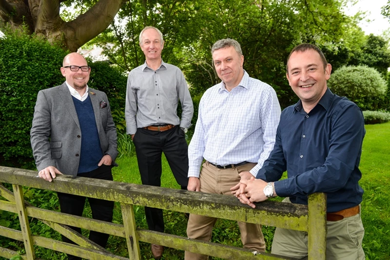 Left to right shows Nathan Wilkinson, Keith Brewster, Chris Austin and Mark Henderson