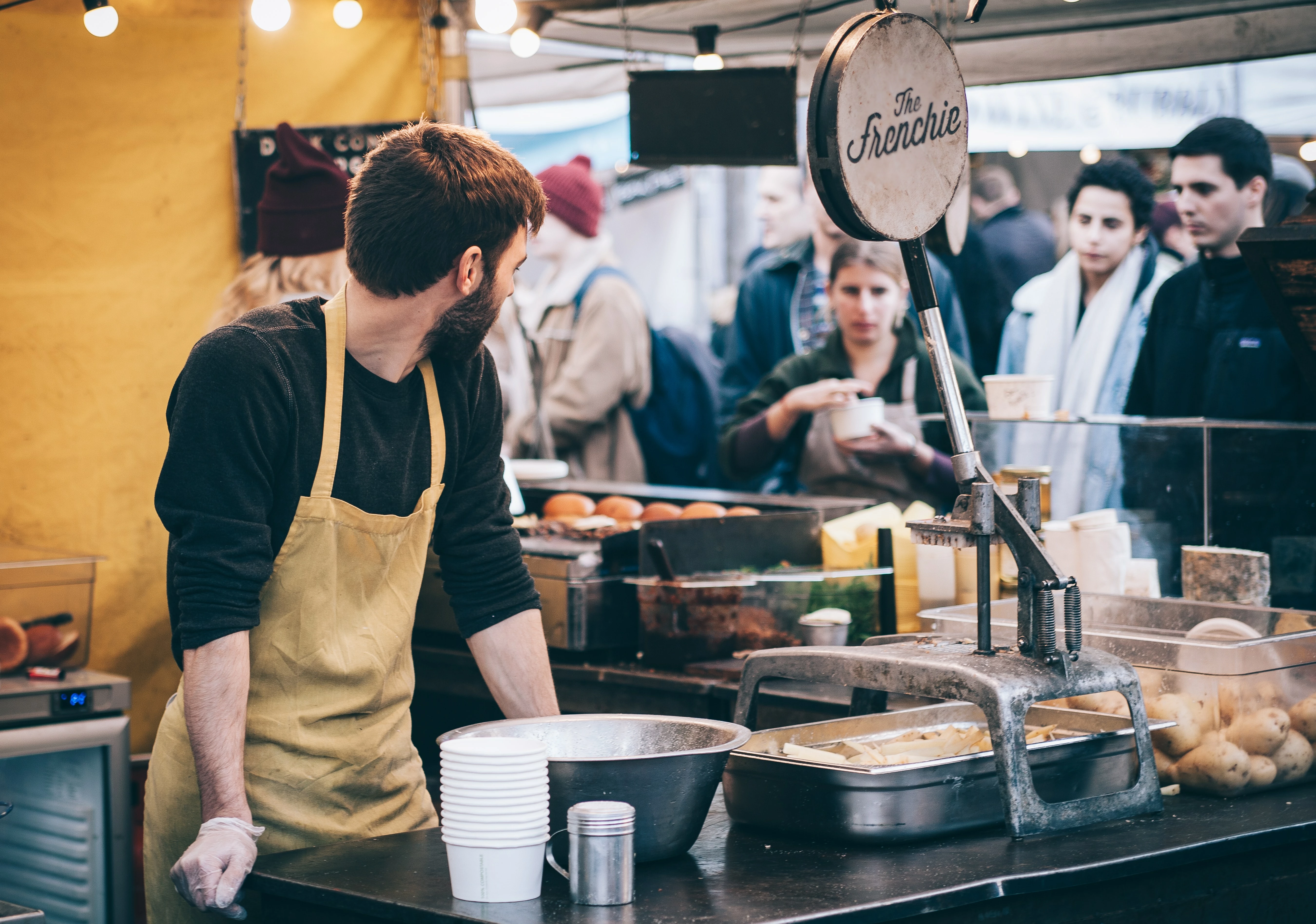 Small business owner - market stall