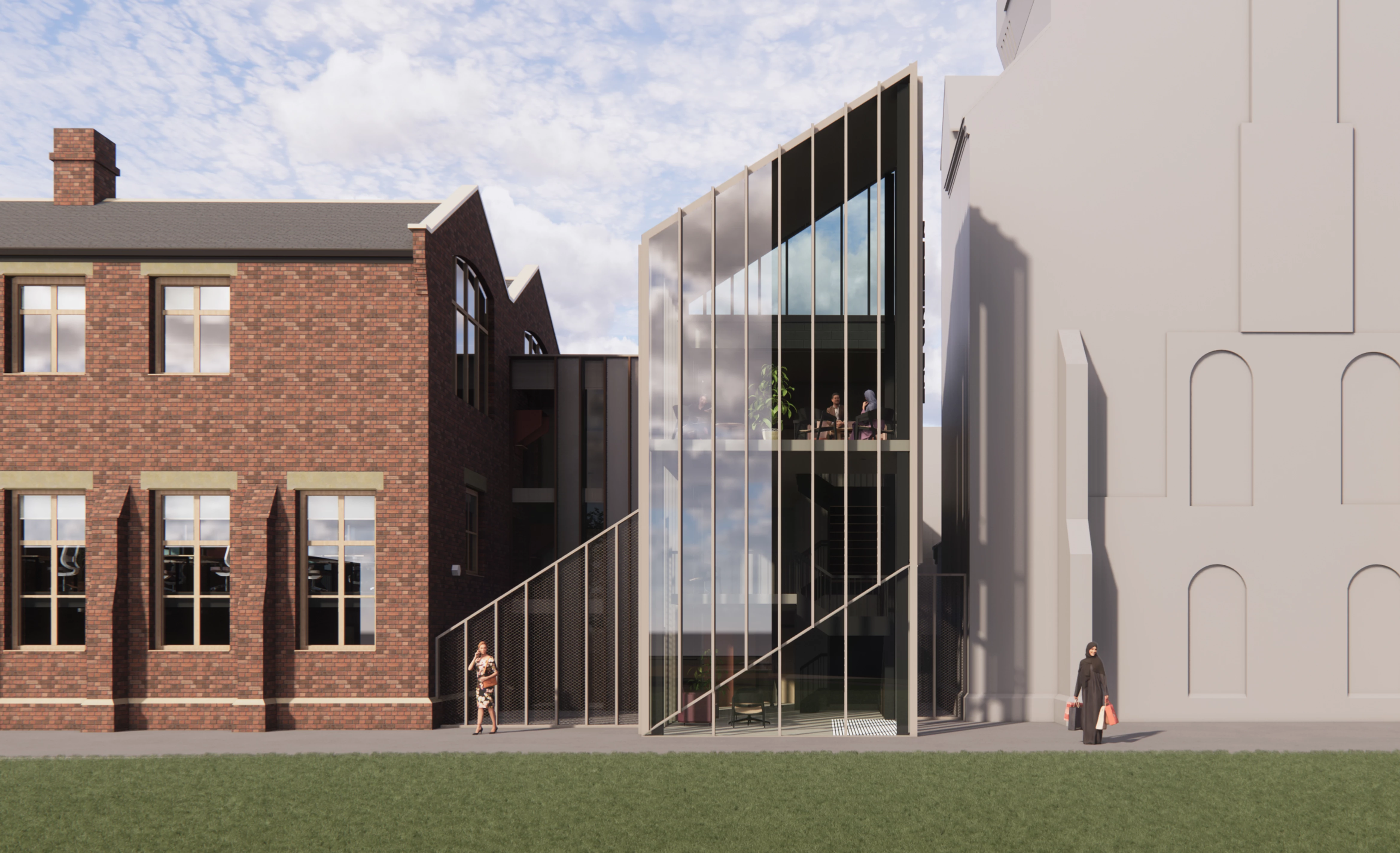 CGI of Teesside University's latest development, The Buttery.