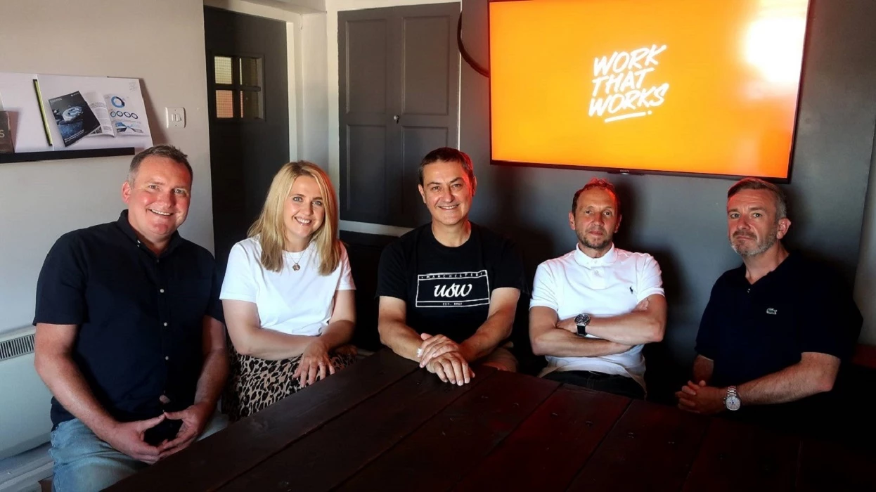 438 Marketing’s board: Paul Keen, Helenka Hodnett, Mike Willig, Damian Rawcliffe and Andy Whitmore