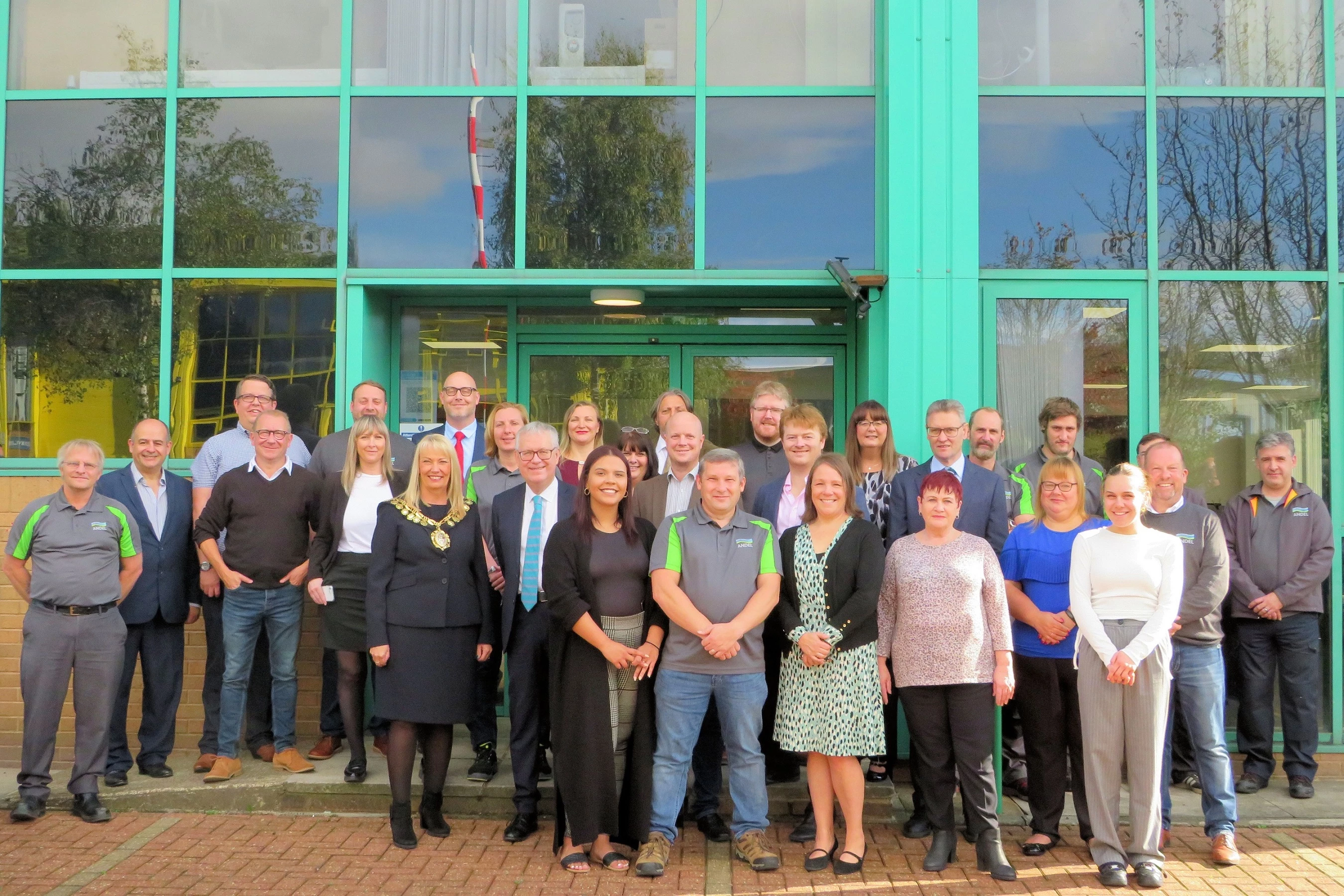 The opening of Andel Ltd’s new offices on Dodworth Business Park , Barnsley