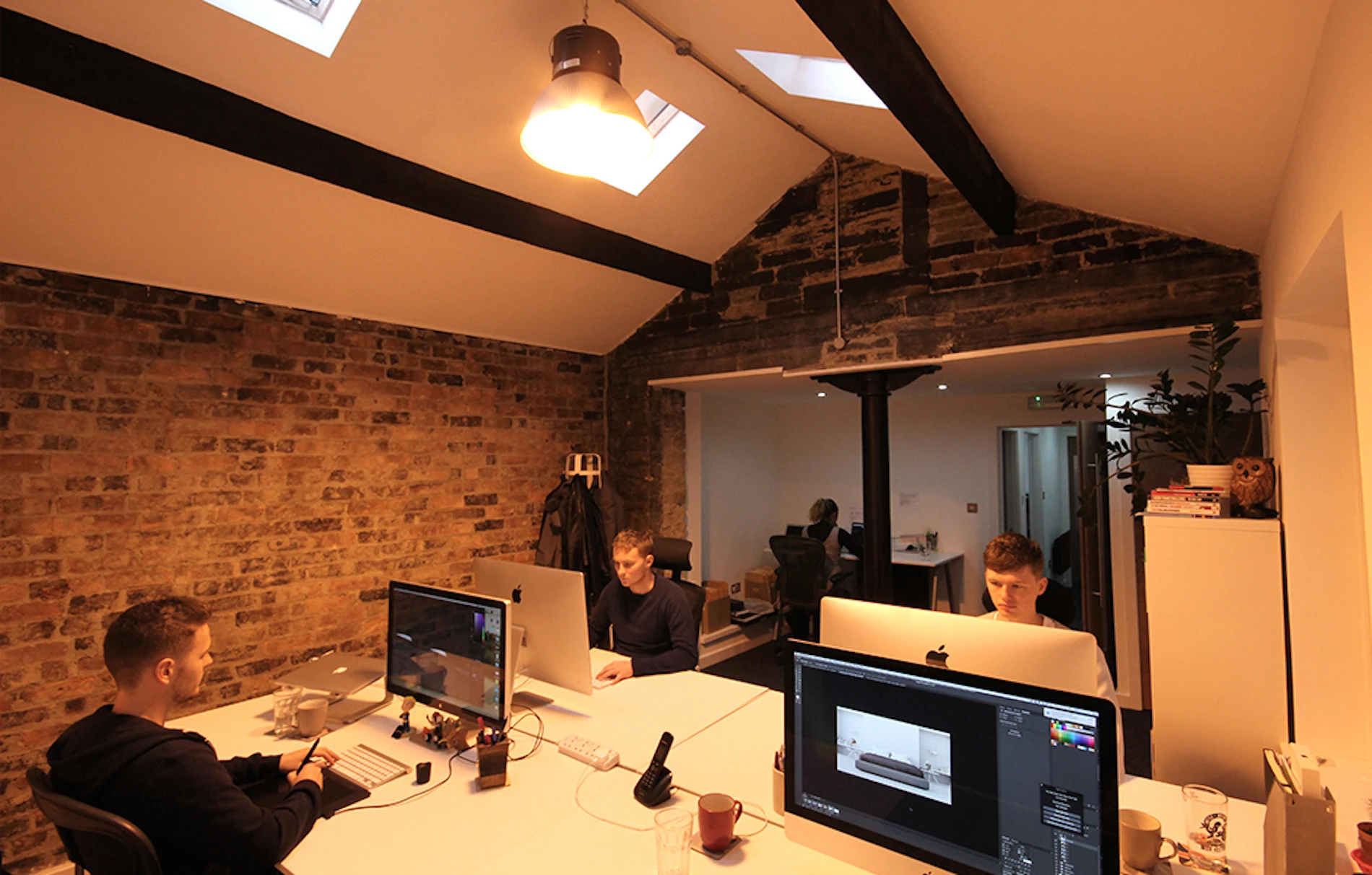  The agency's new office space at Brook’s Yard. 