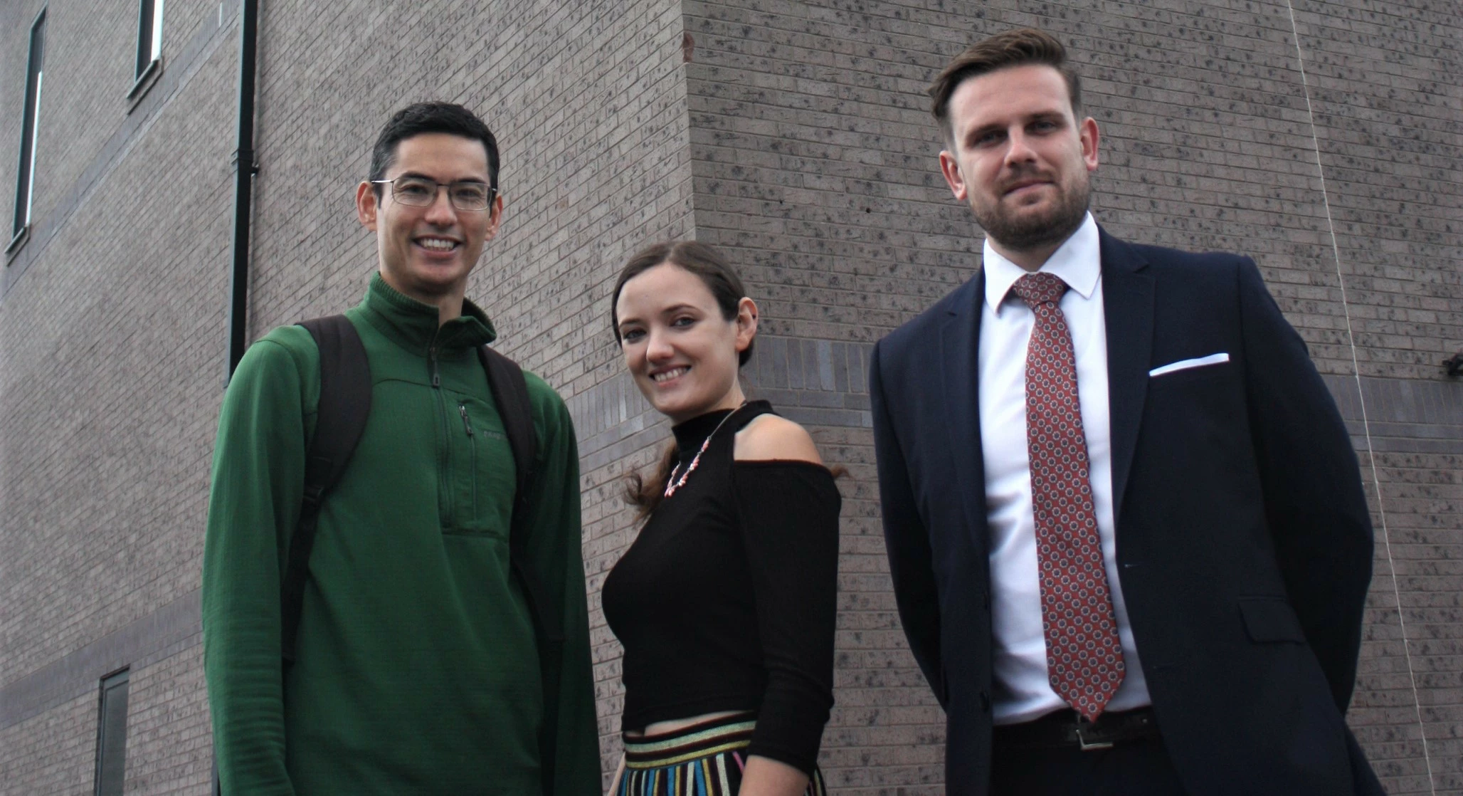 L-R: Michael Price, Amanda Haigh and Charles Parkinson