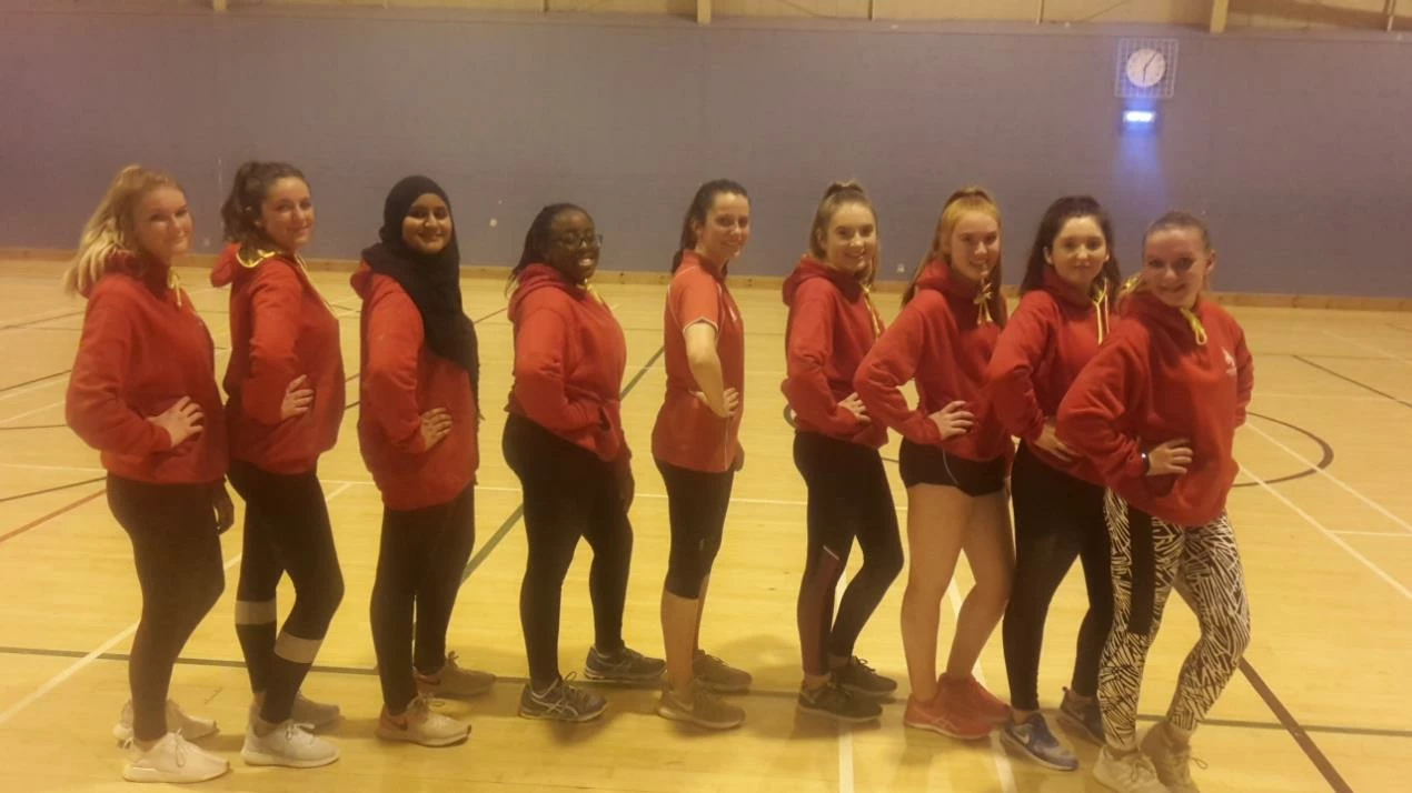 Pictured: Members of the Bucksburn Netball Club. 