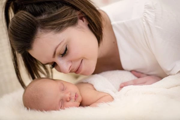 Abigail with her daughter, Polly, who inspired the book