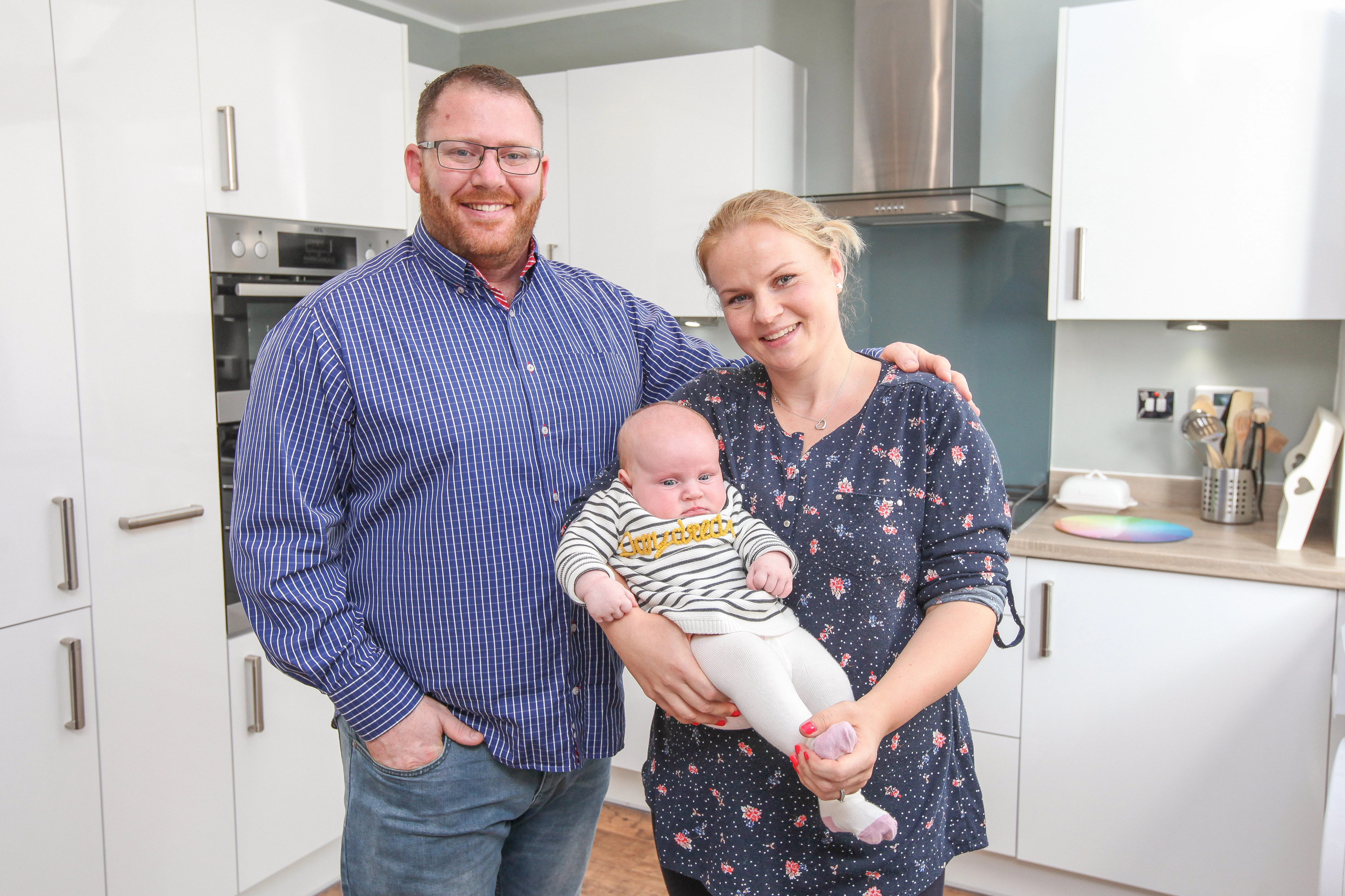 Carl, Katarzyna and baby Matilda