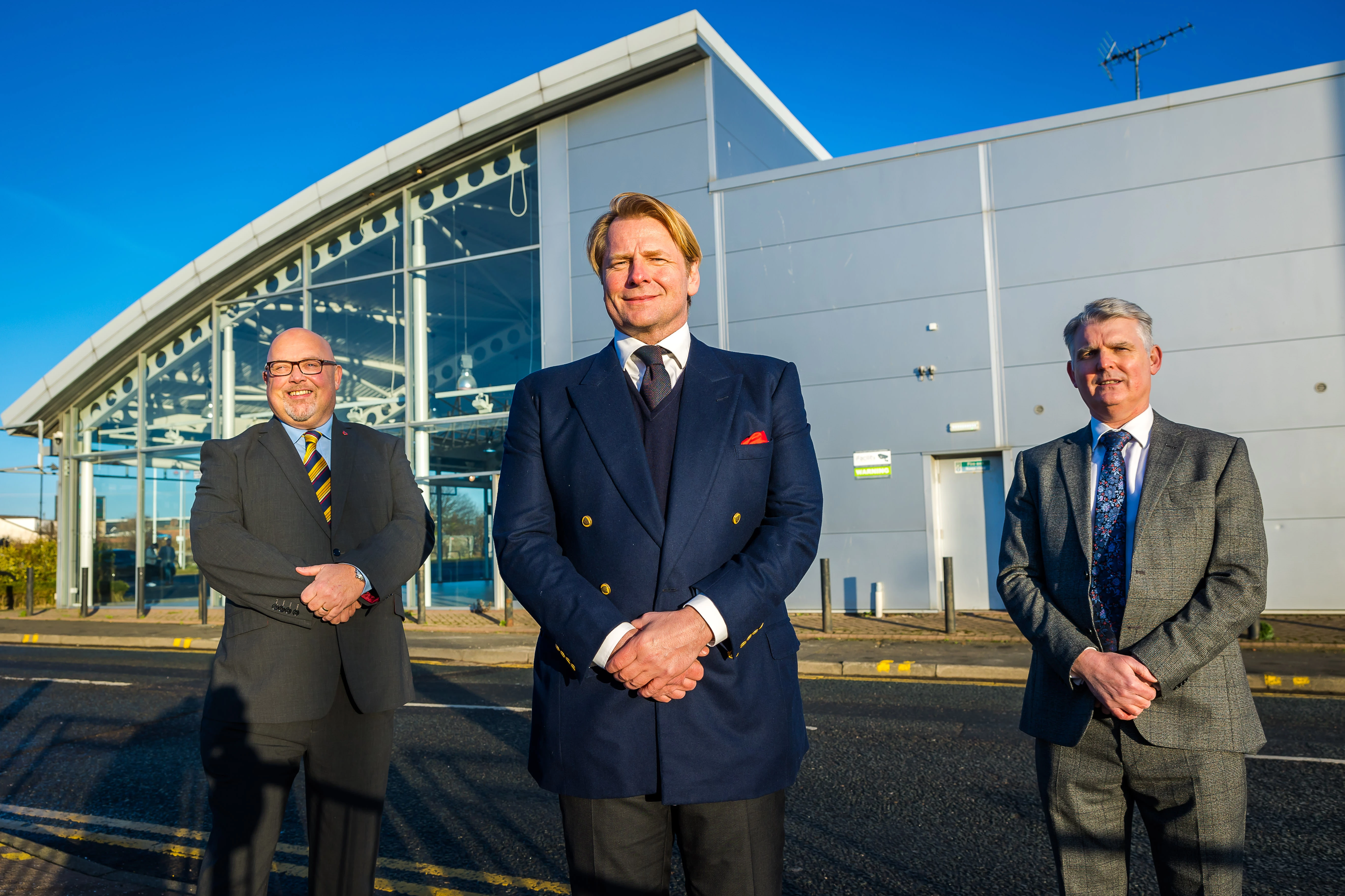 Images (L-R): Councillor Graeme Miller, leader of Sunderland City Council, Chester King, chief executive officer at BEA and Patrick Melia, chief executive of Sunderland City Council.