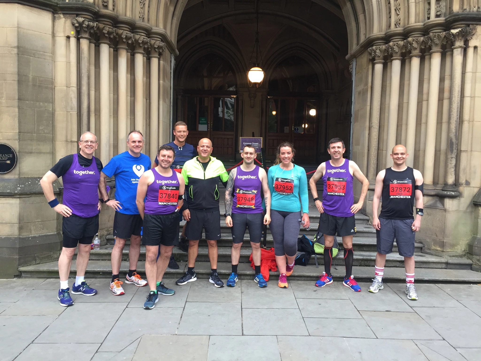 Together colleagues at Great Manchester Run