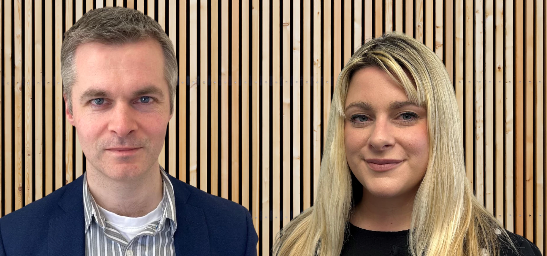 Matthew Smith and Sarah McColl, newly appointed solicitors at Sweeney Miller.