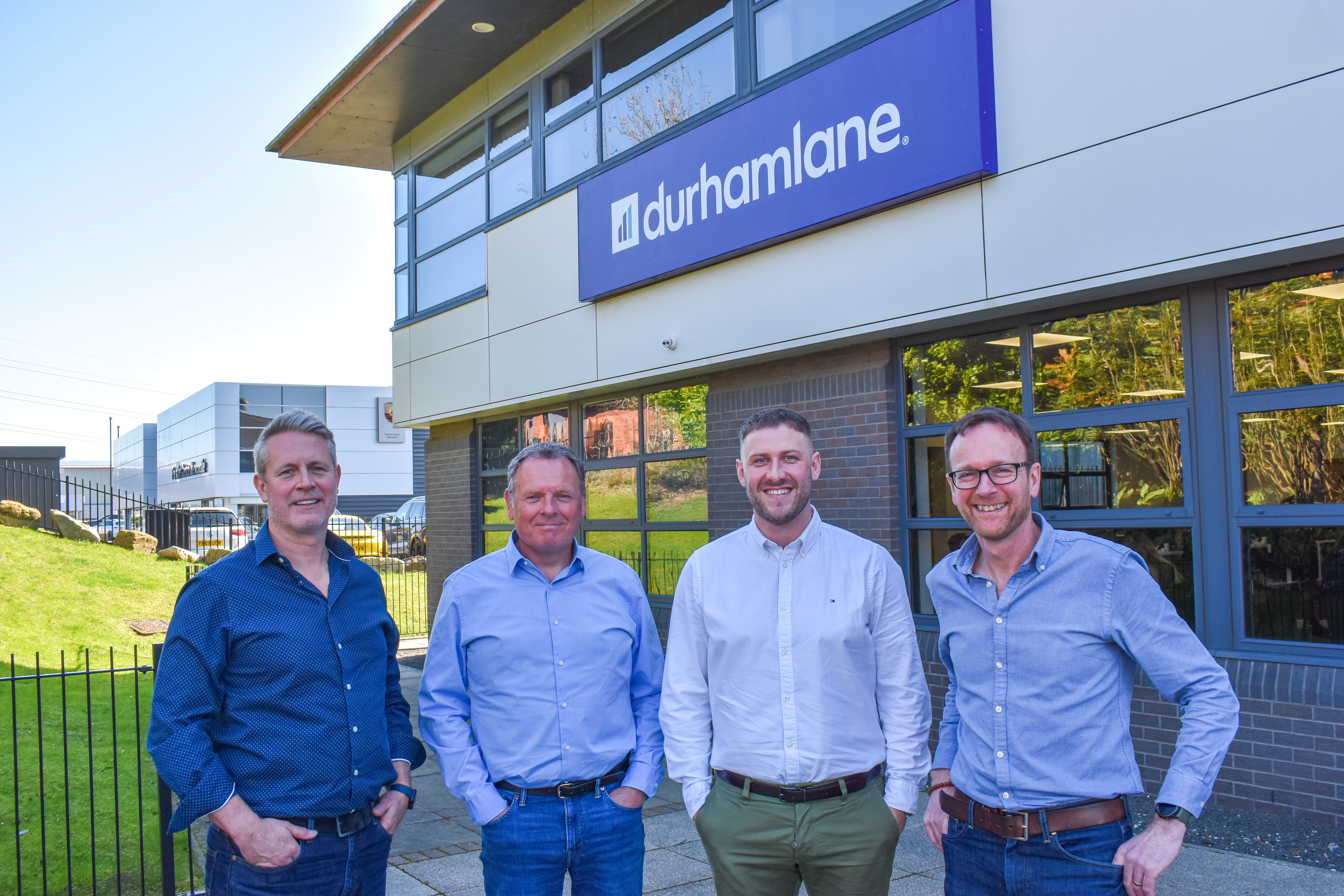 L-R Lee Durham, Martin Moran, Jake Spence and Richard Lane