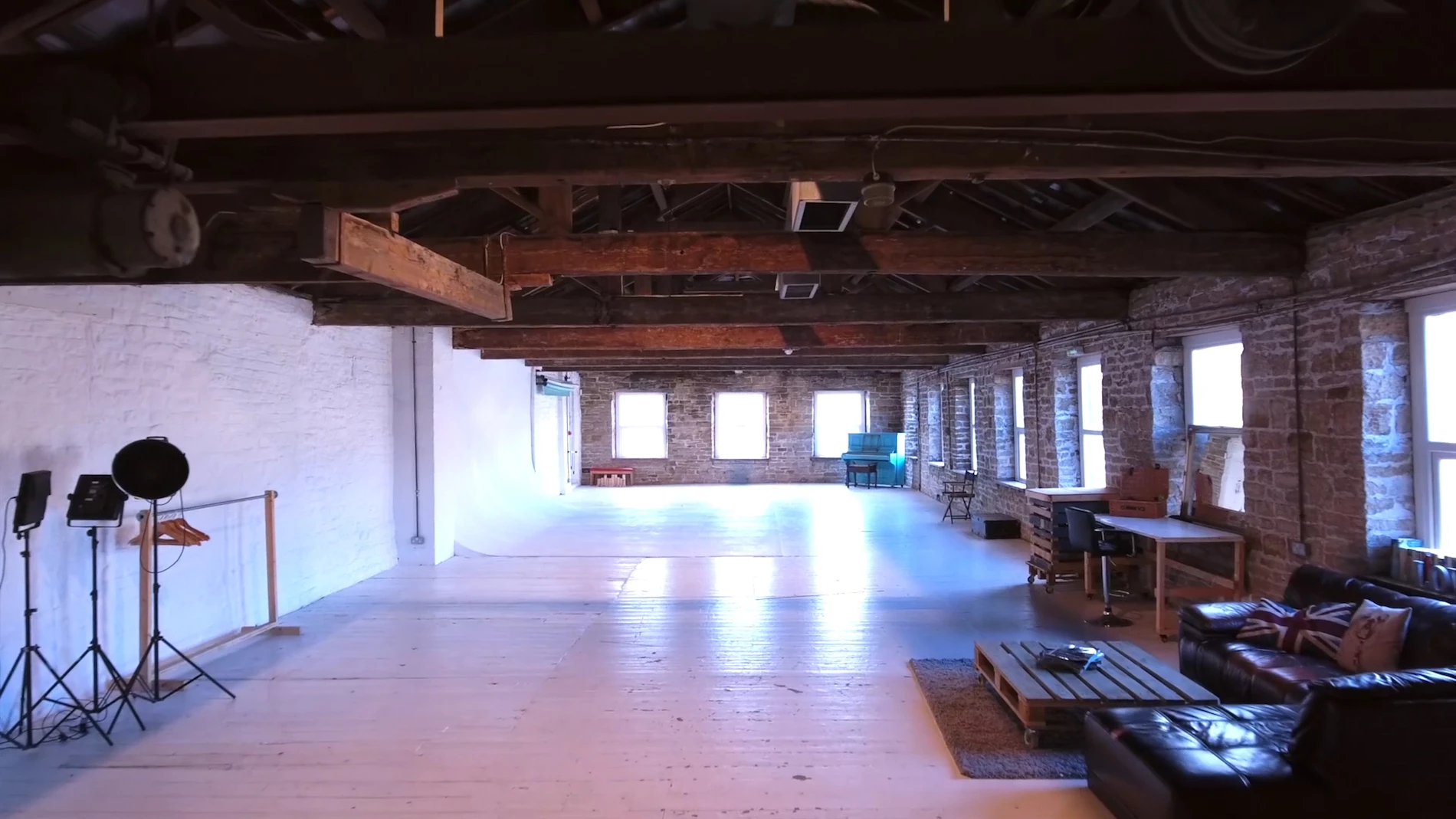 The mill-turned-production-studio, which is just 15 minutes from Leeds city centre.