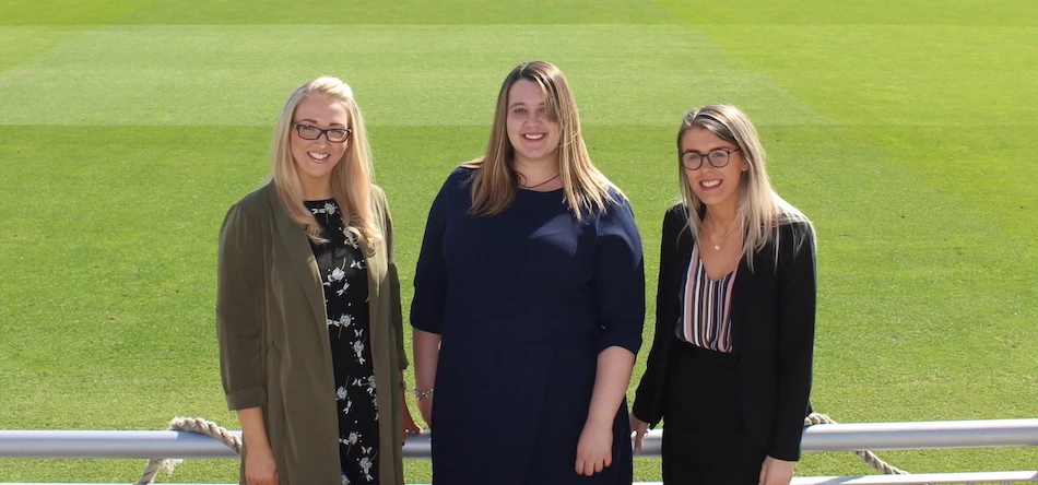 L-R: Jessica Gore, Gemma Ashton and Zoe Foster-Arnold