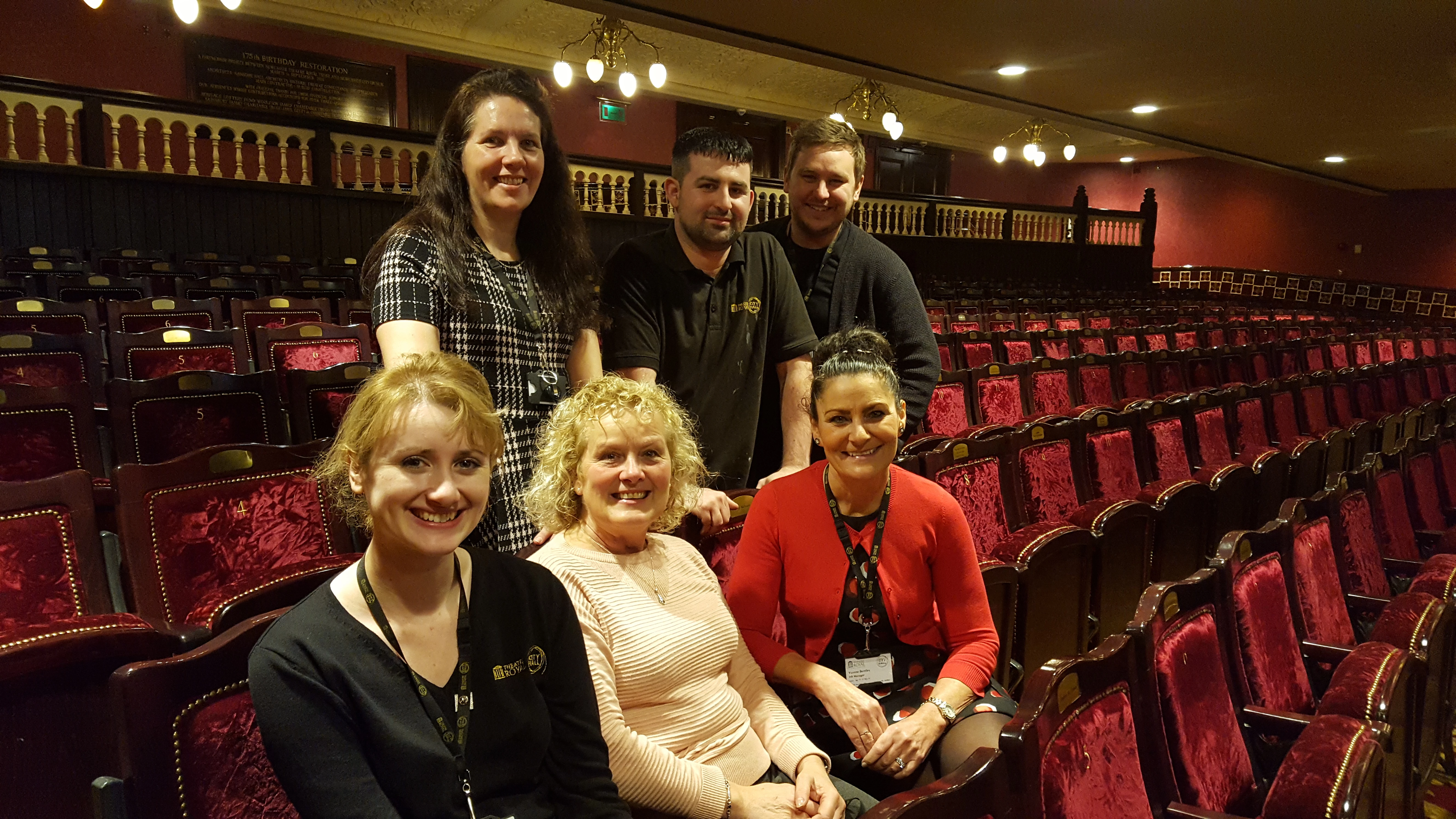 Back left to right    Deb Dovinson, Craig Smith-Hogg, Ashley Earnshaw, Front left to right -  Evelyn Ryan, Christine Volpe, Yvonne Bentley  