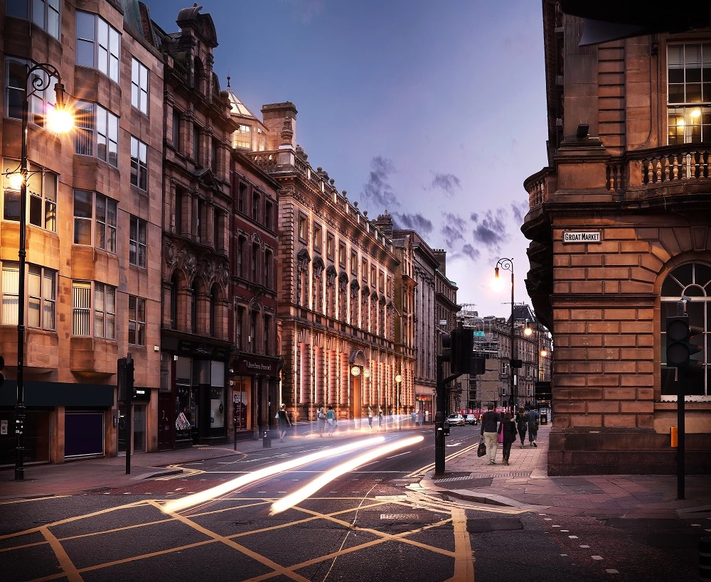 The former AIB North East office at 9 – 17 Collingwood Street in Newcastle.