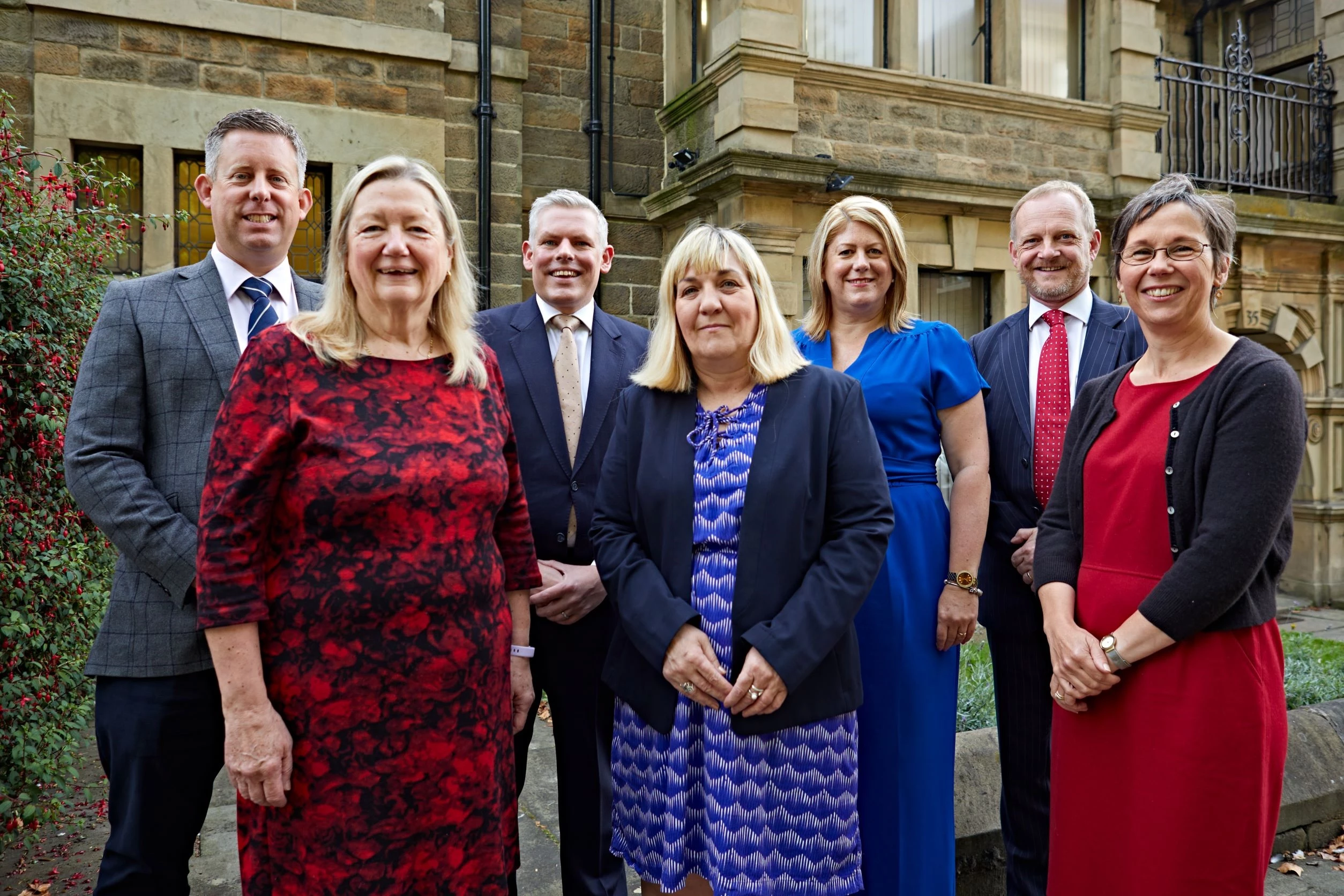 The Ridley and Hall team comprising Adam Fletcher, Jill Leece, James Cook, Jane Munden, Emma Pearmaine, Anthony Elston and Sarah Young 