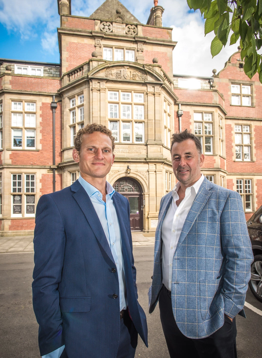 Andy Kahn (left) with Adderstone Group’s CEO Ian Baggett (right). Andy will join the business in November 2019. 