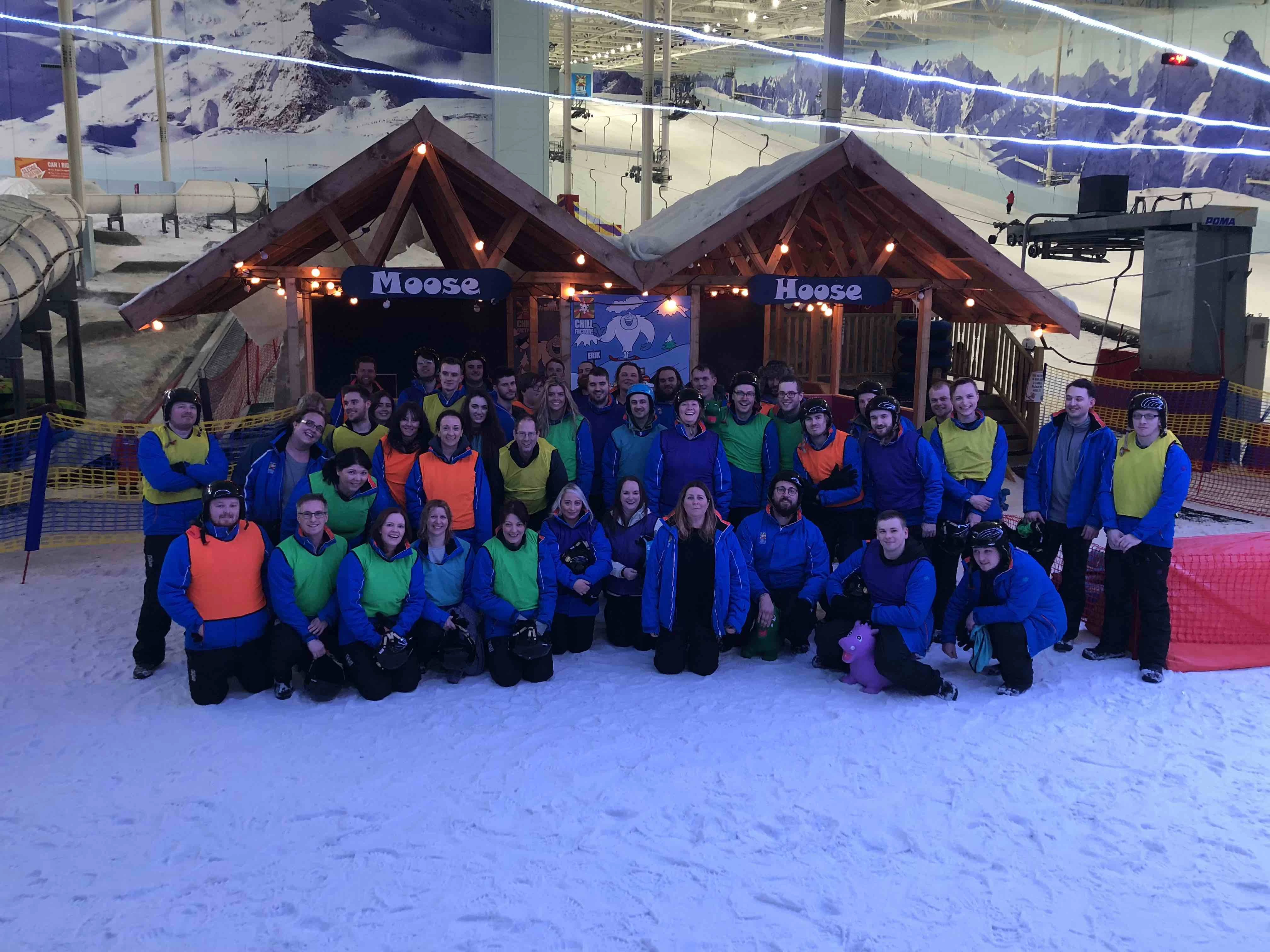 The Prodo team at Manchester's Chill Factore