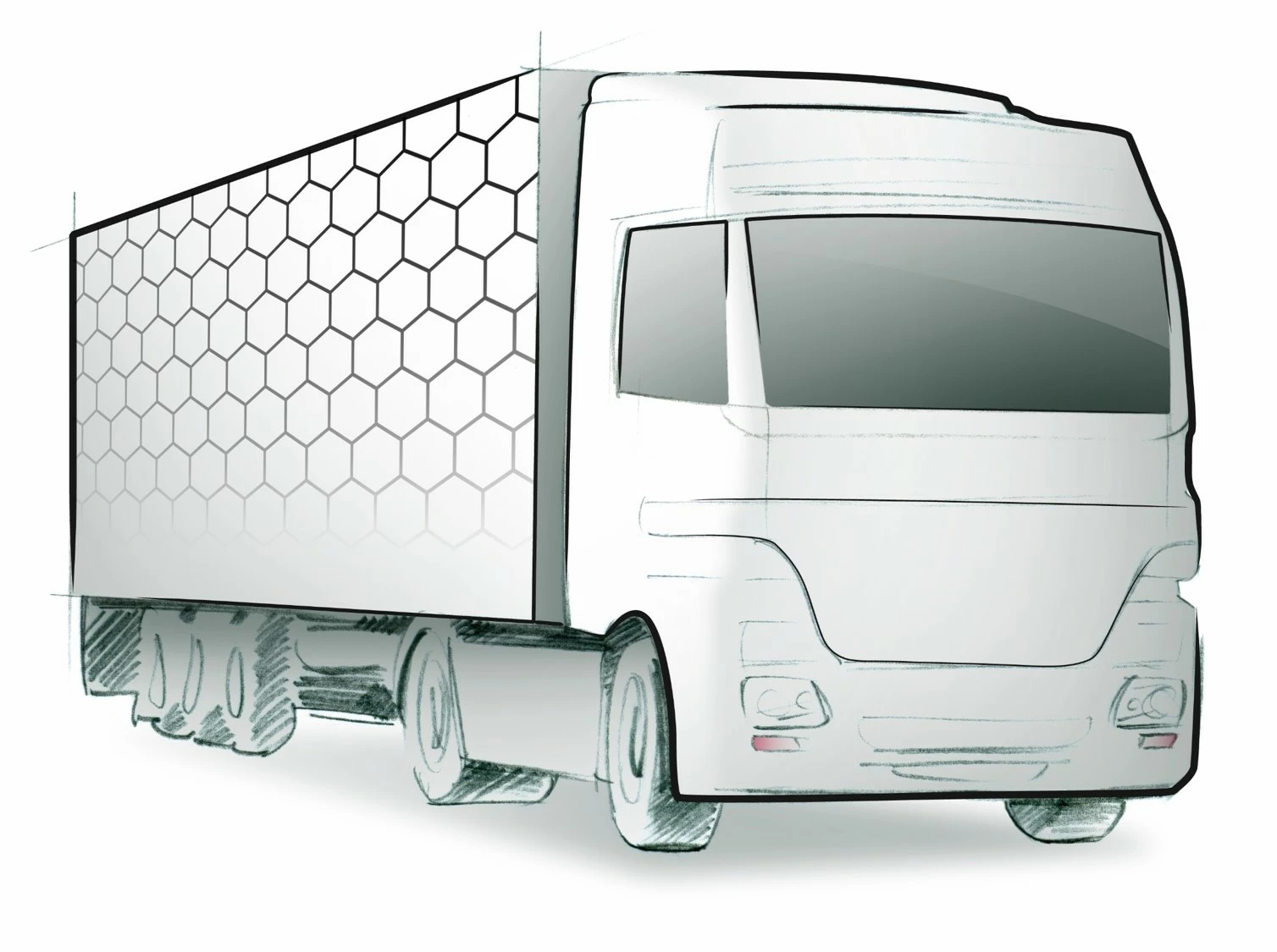 Truck designed with Thermhex panels