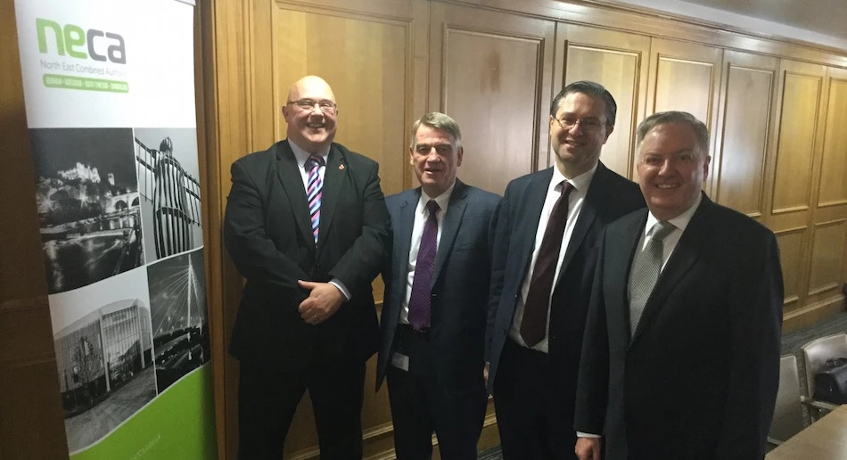 L-R: Cllrs Graeme Miller, Martin Gannon, Simon Henig and Iain Malcolm