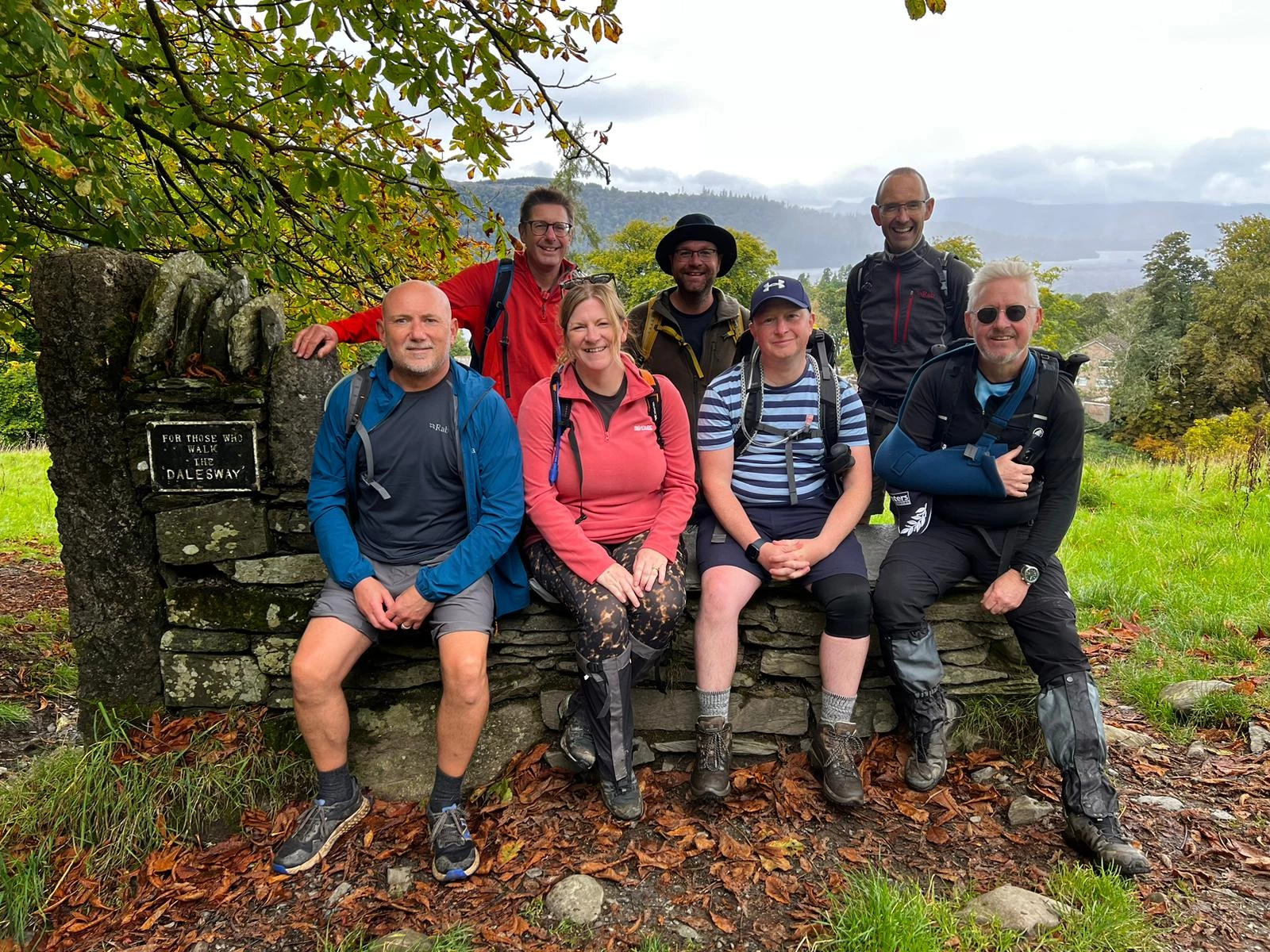 (L to R): (back row) Richard Hargraves; Ben Creswick; Nigel Shaw; (front row) Graham Thacker; Tracey Newton; James Parker; John Tordoff