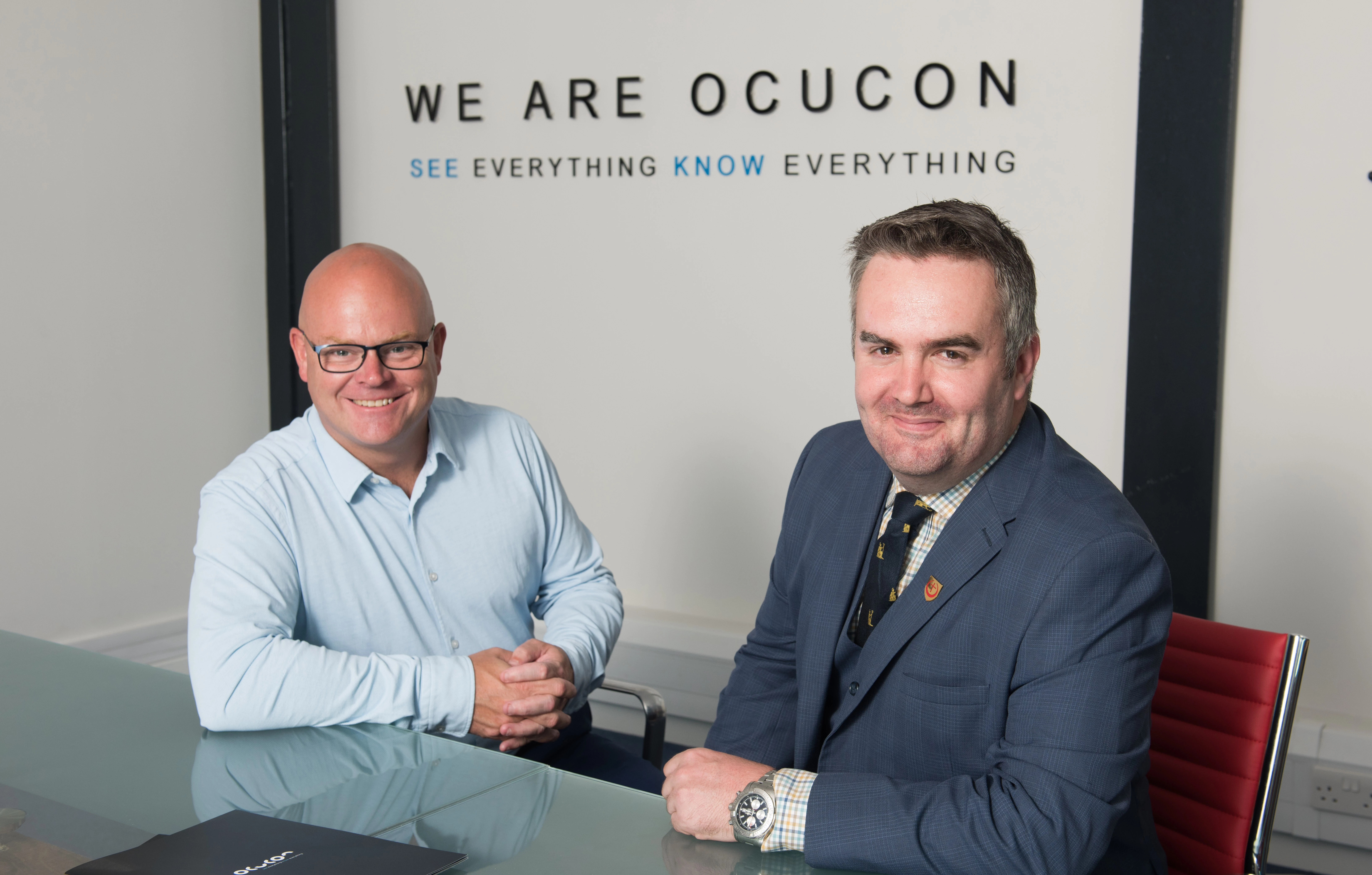 Ocucon Co-Founder Gary Trotter (L), and Chief Technical Officer Stephen Purvis (R)