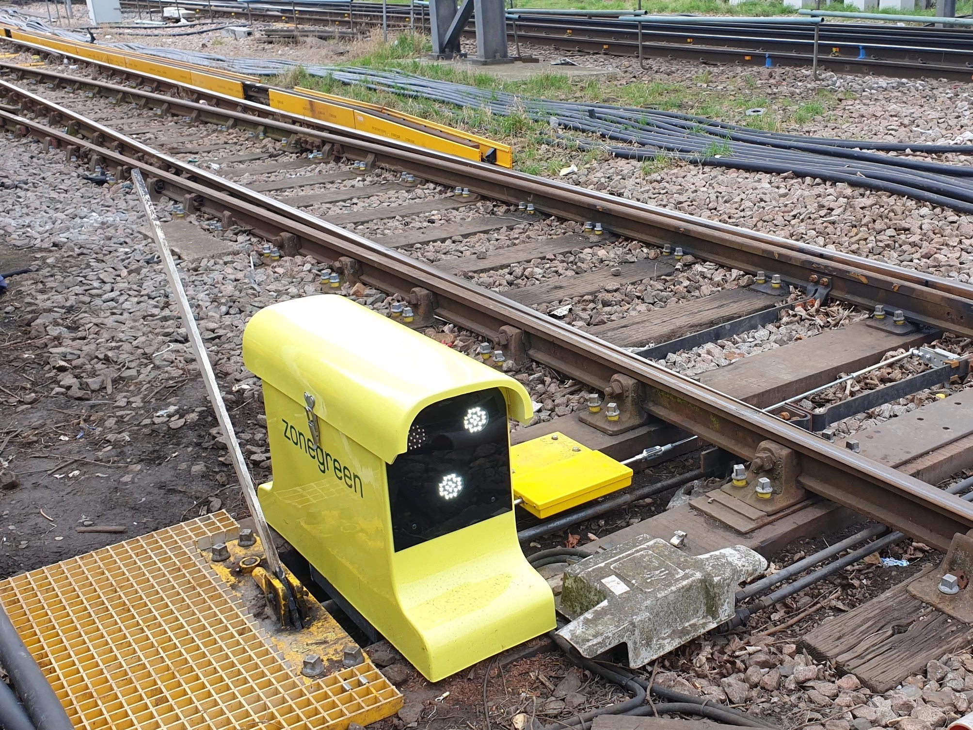 Zonegreen's Points Converter installed at the Fratton rail depot, Portsmouth.