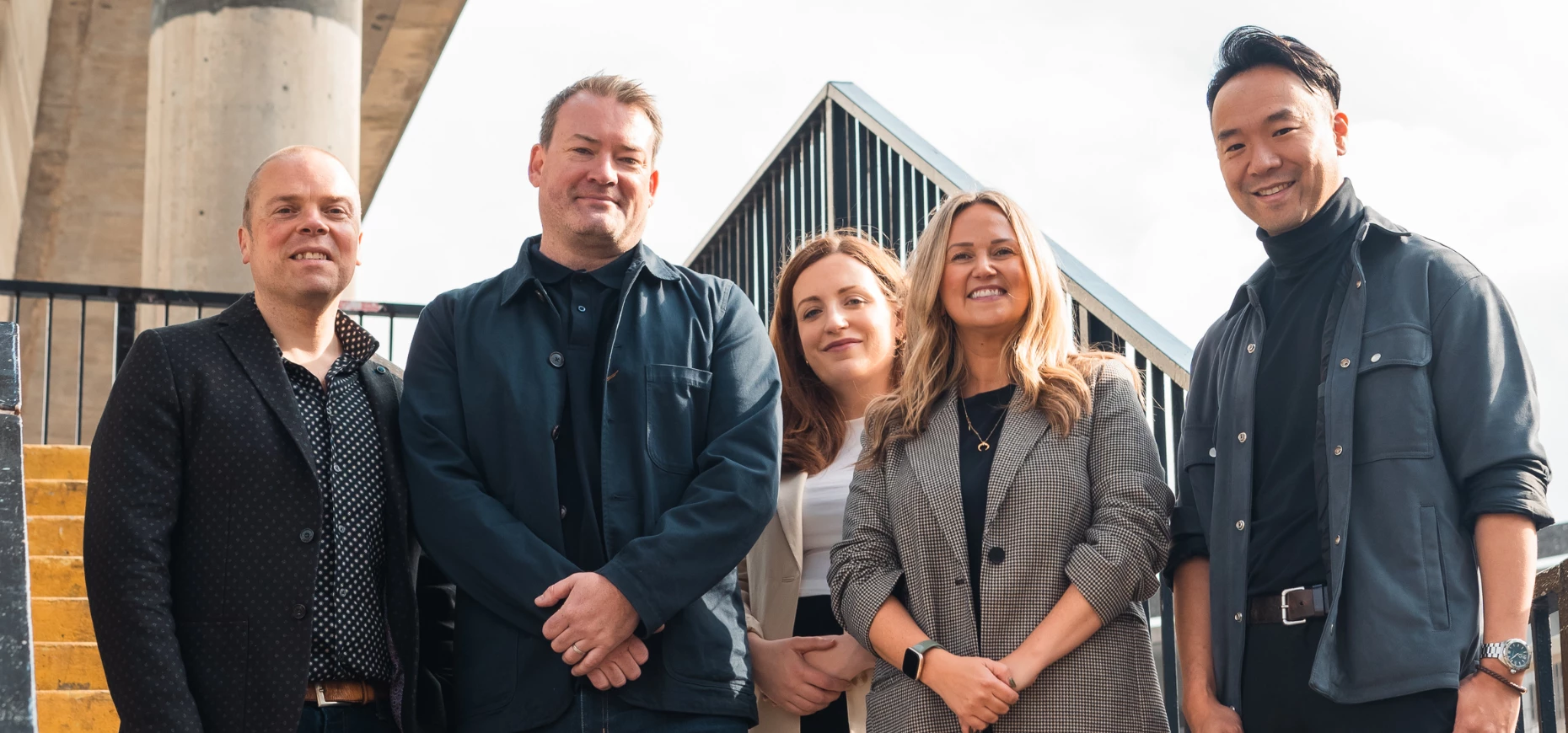 Steve Underwood, Kevin McEwan, Siobhan Byrne, Nikki Alcorn and Kevin Sung.