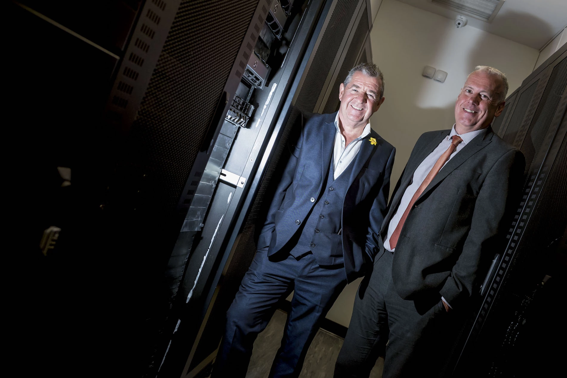 Group Managing Director, John Burns and IT Director, Colin Grant