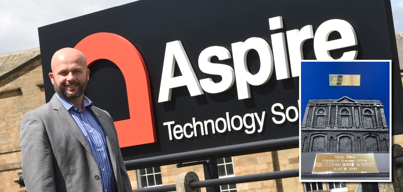 Aspire Chairman, Nigel Begg awarded Honorary Fellow of the Customs House Academy 