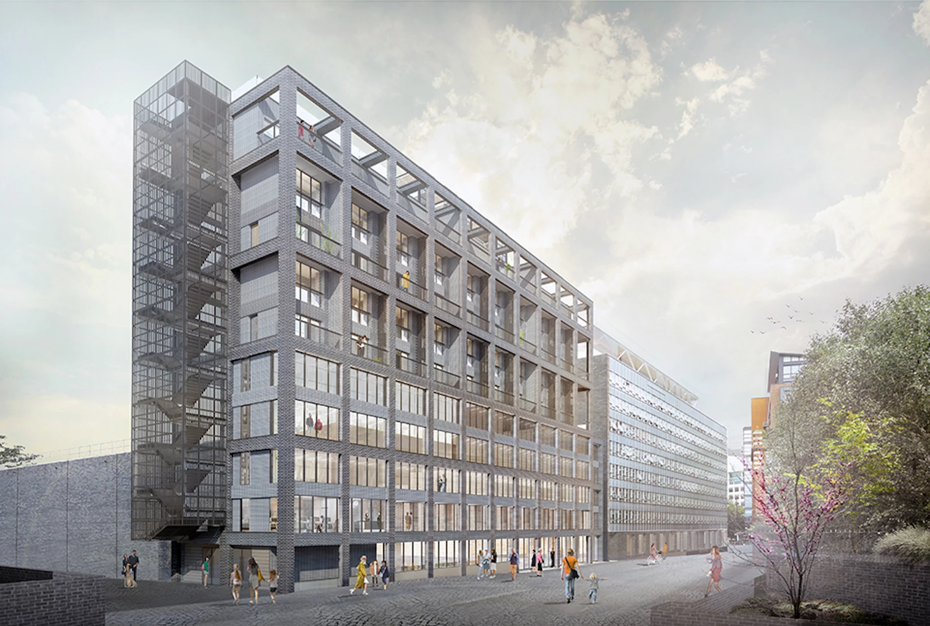 CGI of the revamped Old Granada Studios.