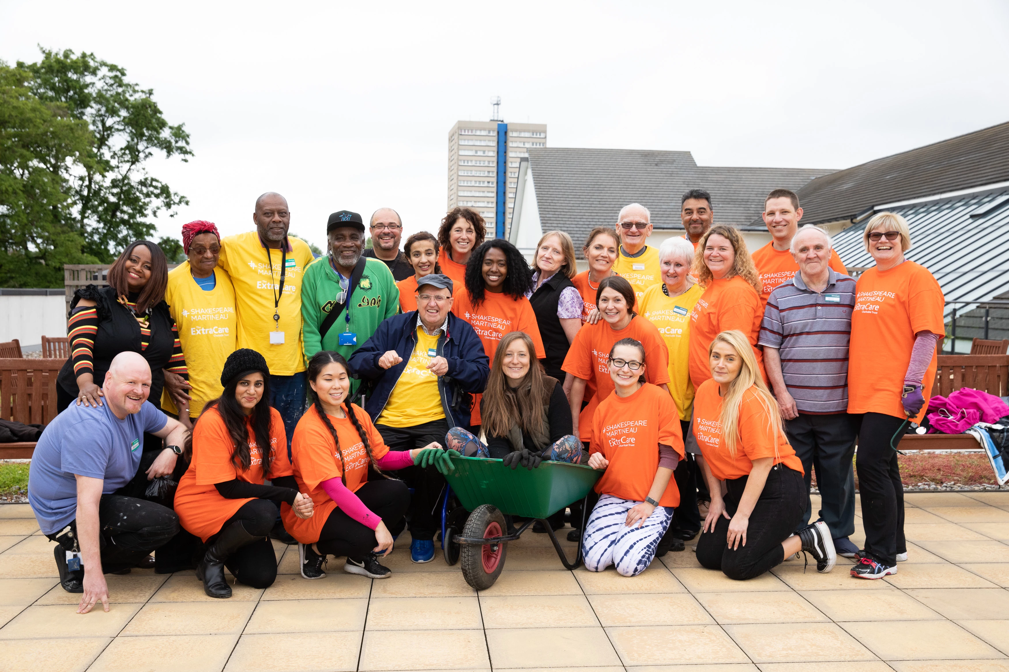 The group of volunteers at Pannel Croft